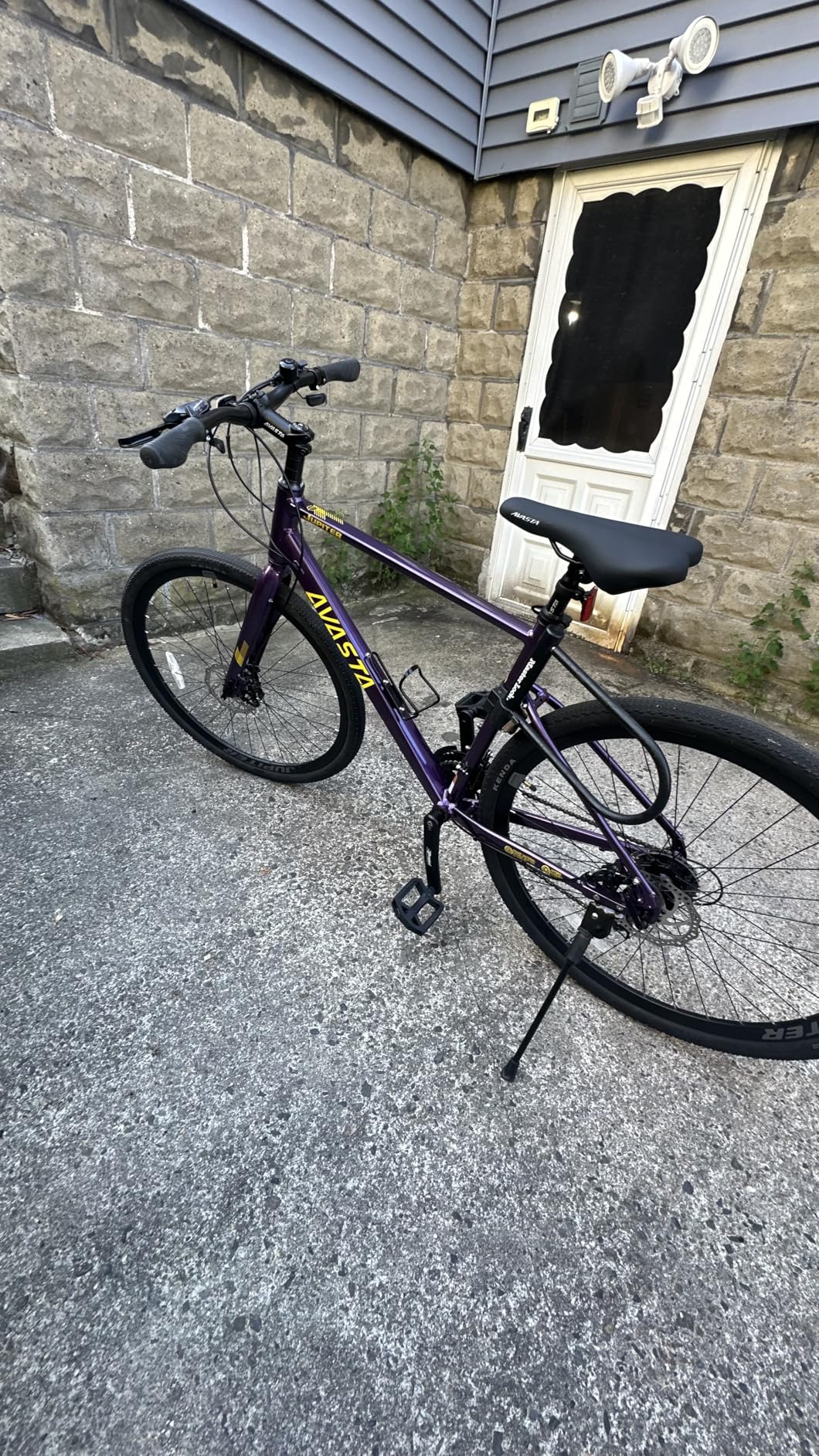 AVASTA Jupiter 700C Road Adult Step-Over Hybrid Cycling Bike Bicycle, Aluminum Frame, 21-Speed, Dual Disc Brakes, Multpile Colors for Men Woman Male Female - Customer Photo 1