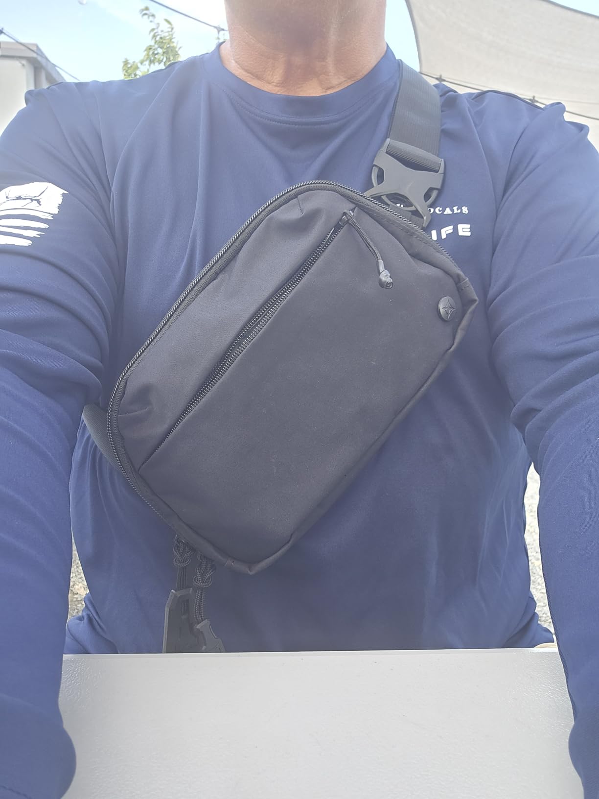 Vertx Everyday Fanny Pack 2.0, CCW Tactical Concealed Carry Waist Bag for Men and Women, Travel, Work, Outdoor, EDC Gear - Customer Photo 2