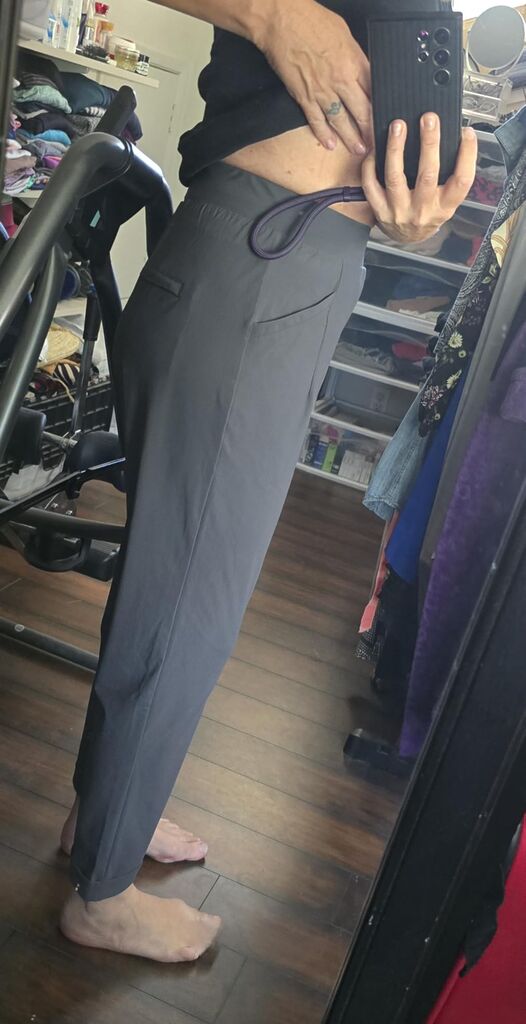 baleaf Womens Travel Pants with Zipper Pockets Stretchy Work Pants Business Casual Slacks Golf Pants Dressy with Pockets Customer Review baleaf Womens Travel Pants with Zipper Pockets Stretchy Work Pants Business Casual Slacks Golf Pants Dressy with Pockets - Customer Photo 2