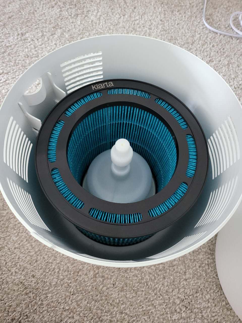 Humea Smart Evaporative Humidifier with WiFi & App Control - 3L Tank, 4 Speeds, 300ml/h - Quiet, Mist-Free, No White Dust - Nightlight - For Allergies, Dry Skin, Better Sleep - White - Customer Photo 3