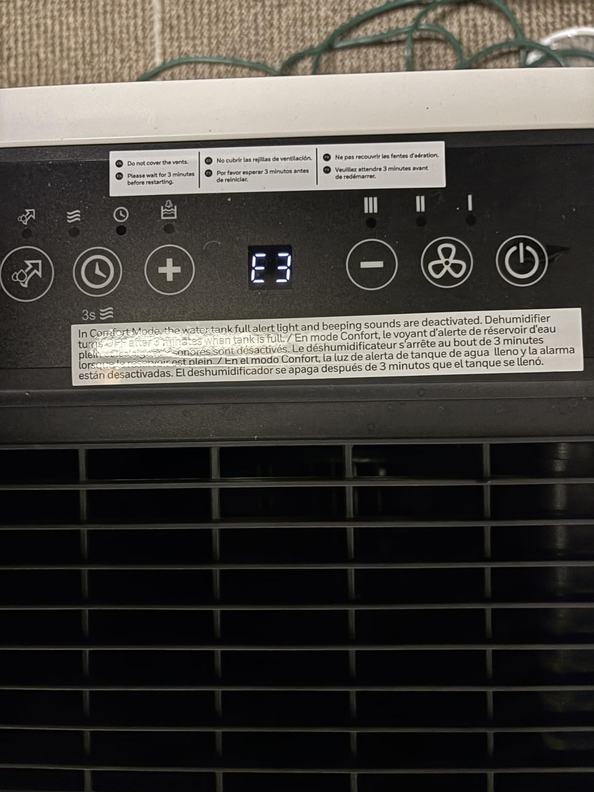 2024 NEW! Honeywell 50-Pint ENERGY STAR Dehumidifier with Built-in PUMP – Laundry Mode, Auto-Comfort Mode & Thermal Overload Protection, TPFIT50PWK - Customer Photo 1