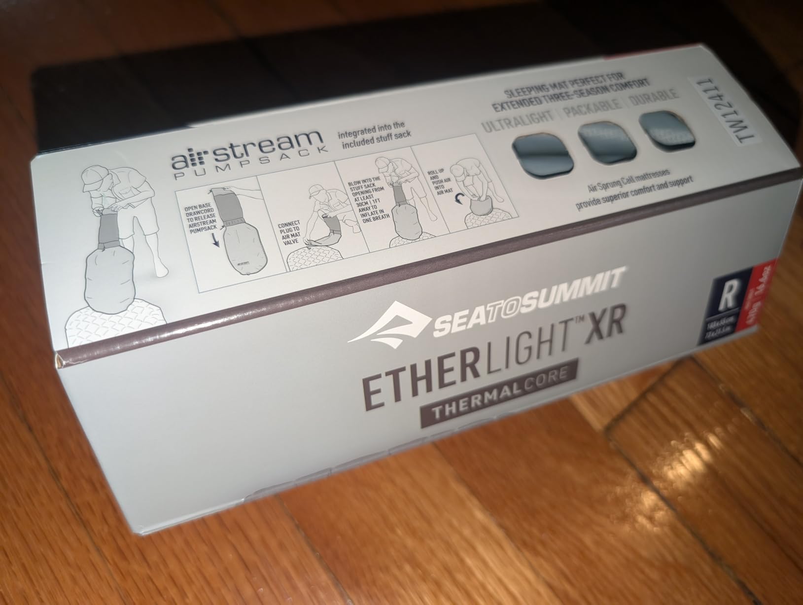 Sea to Summit Ether Light XR Insulated Sleeping Pad, Rectangular - Large (78 x 25 x 4 inches) - Customer Photo 1