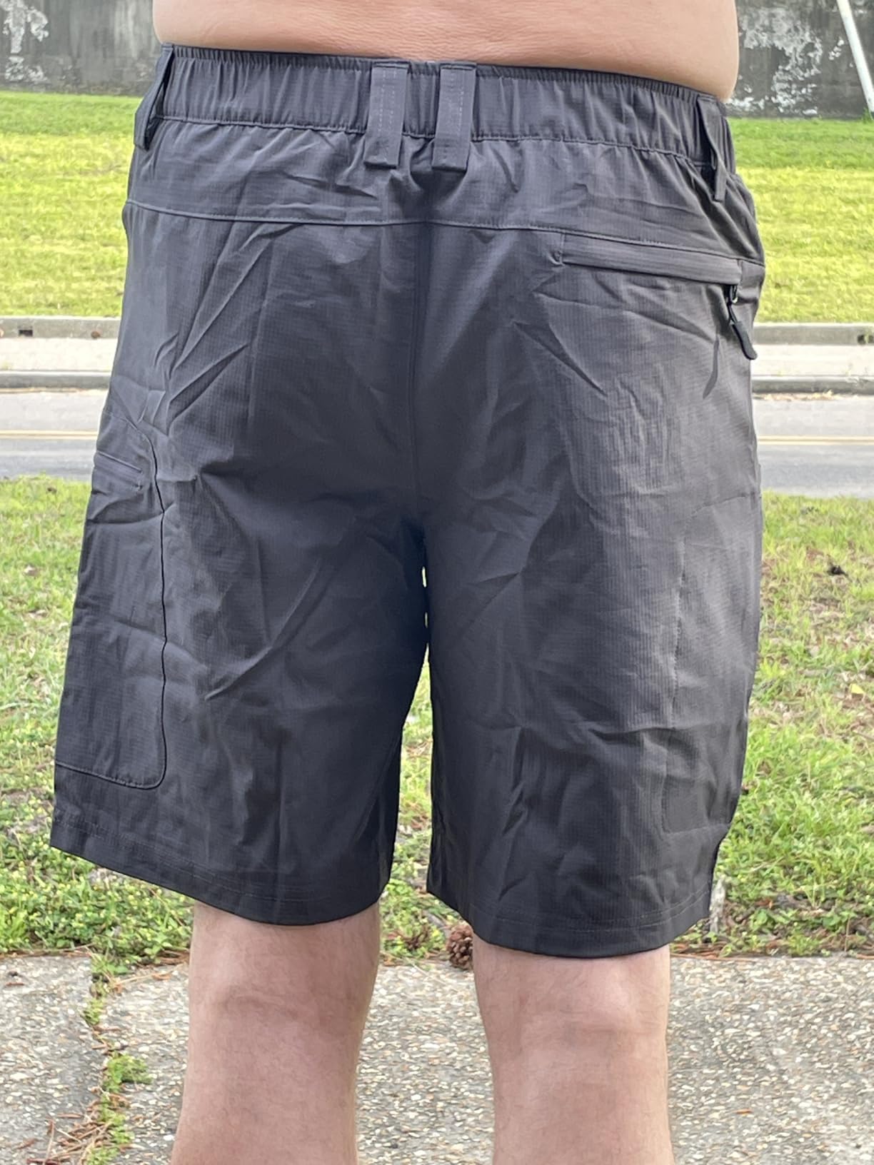 Moosehill Mens Cargo Hiking Shorts Lightweight Water Resistant for Casual Golf Work Tactical Fishing with 6 Pockets - Customer Photo 2
