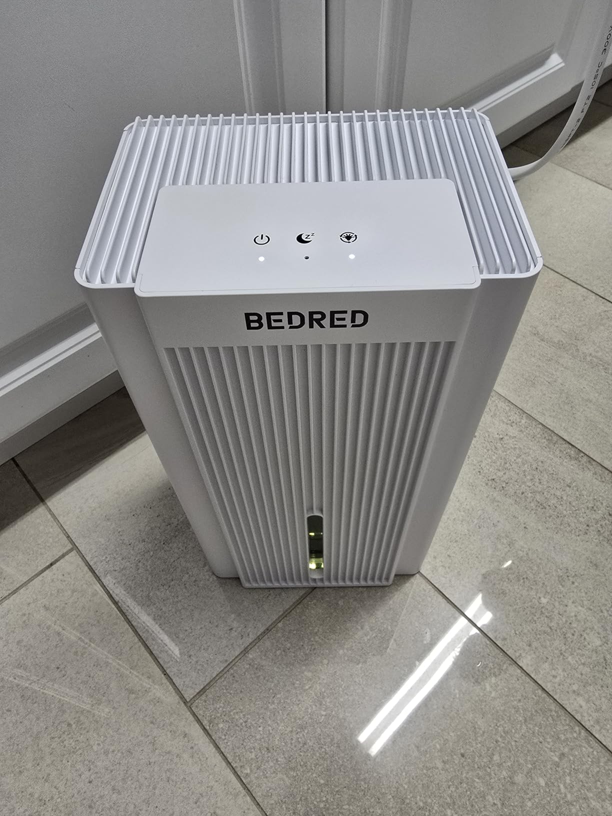 Dehumidifier,95OZ Dehumidifier for Home 1000 Sq.Ft - Quiet with Auto Shut Off & Relaxing 7 Color Ambient Light,Ideal for Livingroom, Bedroom, Basement(Black) - Customer Photo 1