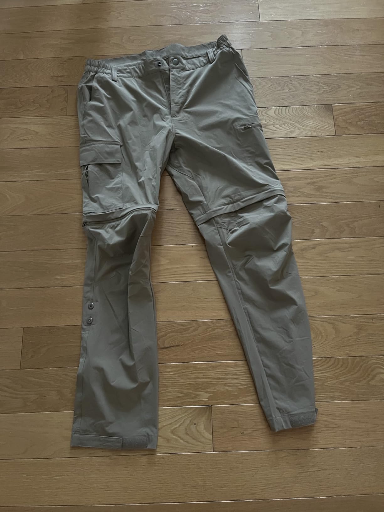 Moosehill Men's-Hiking-Pants Convertible Quick-Dry Water-Resistant Lightweight Zip-Off Outdoor with 5 Deep Pockets - Customer Photo 2