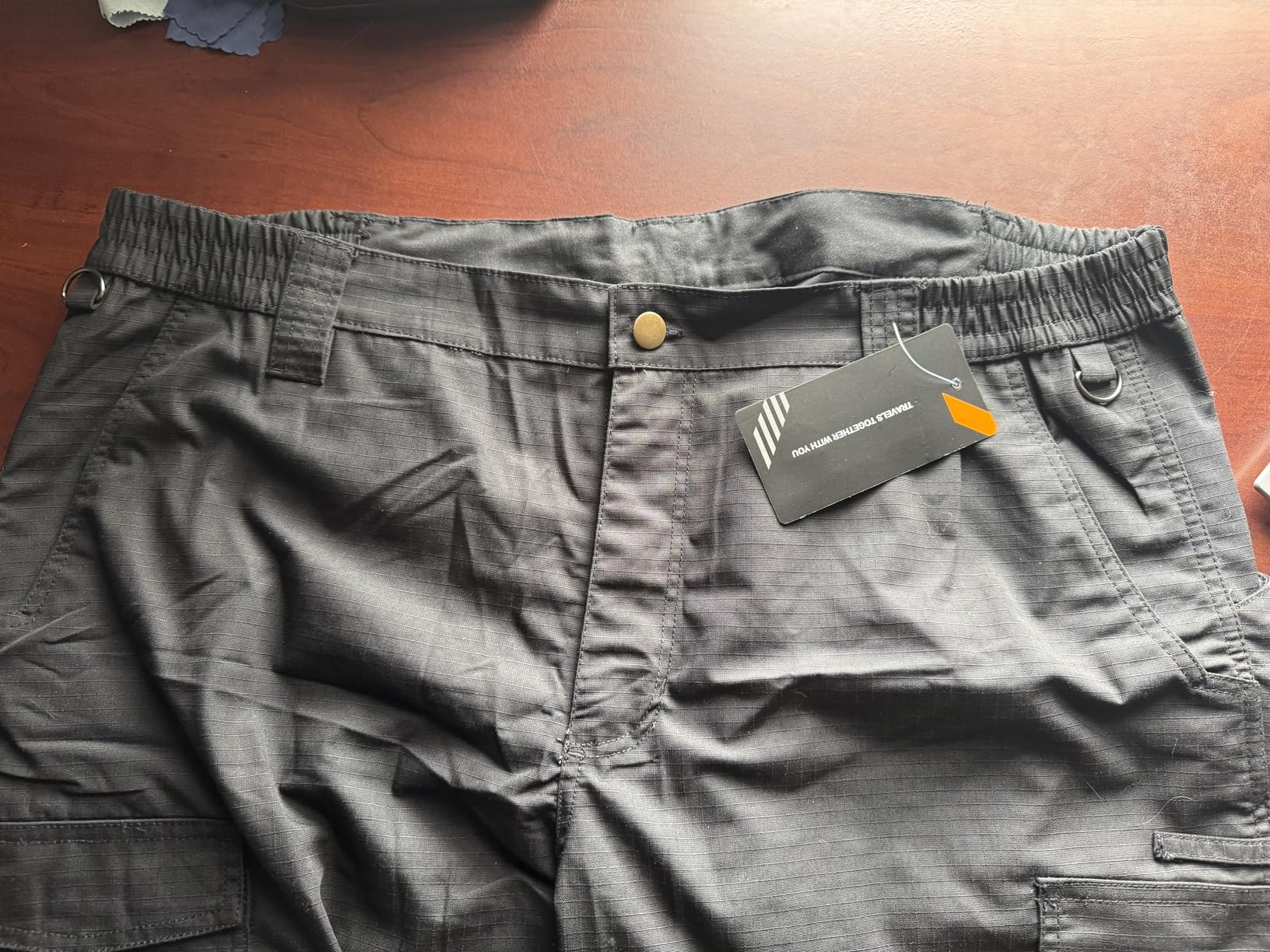 Mens Cargo Work Pants Waterproof Hiking Pants for Men Ripstop Tactical Pants Multi Work Pants with 7 Pockets - Customer Photo 1