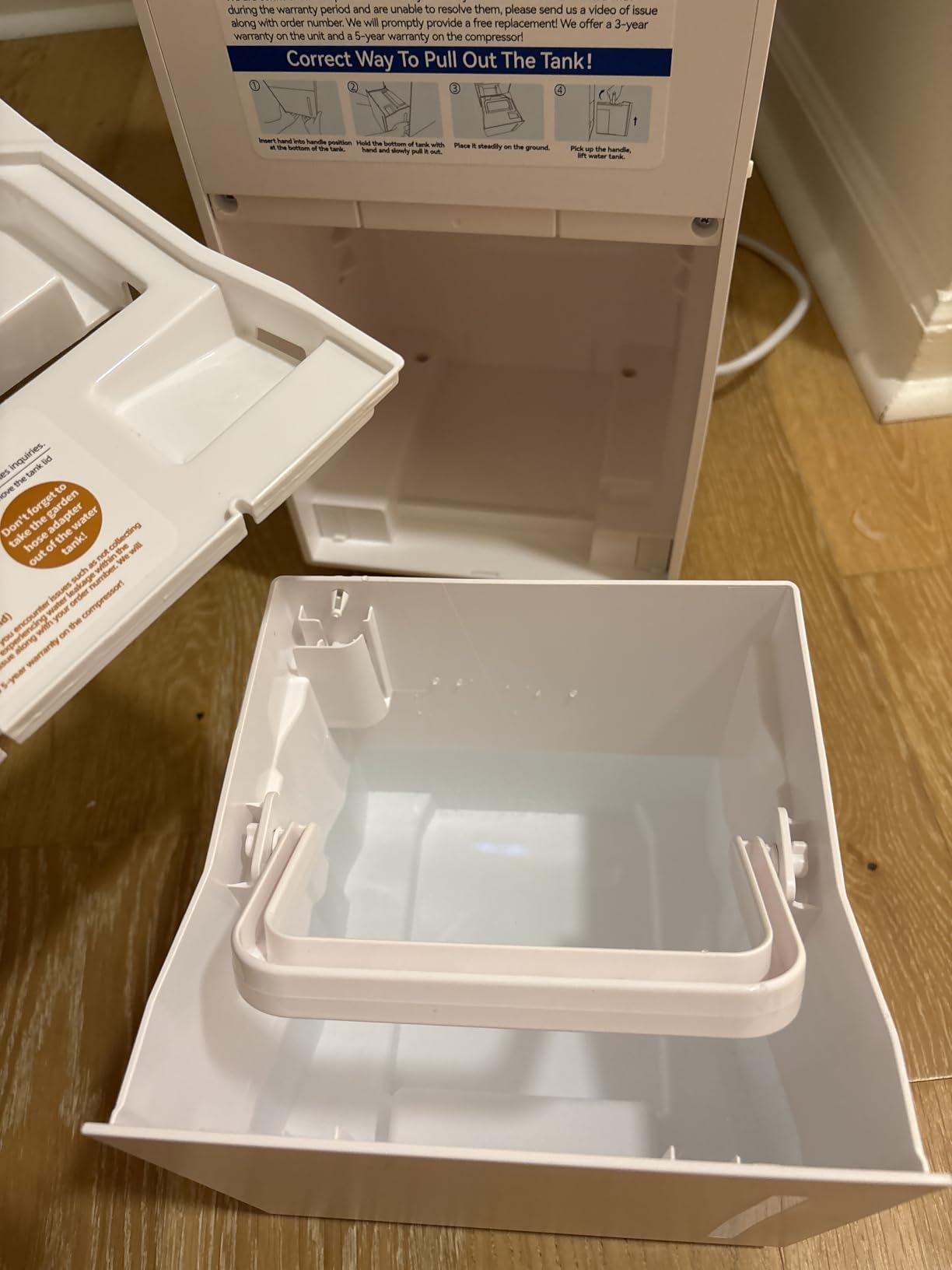 4500 Sq.Ft Most Efficient Energy Star 2024 Dehumidifier,AEOCKY Max 74 Pint/D(Standard 52Pint/D) Smart Compressor Dehumidifier with Drain Hose, Intelligent Humidistat,for Basement,Bedroom,Home,Bathroom - Customer Photo 1