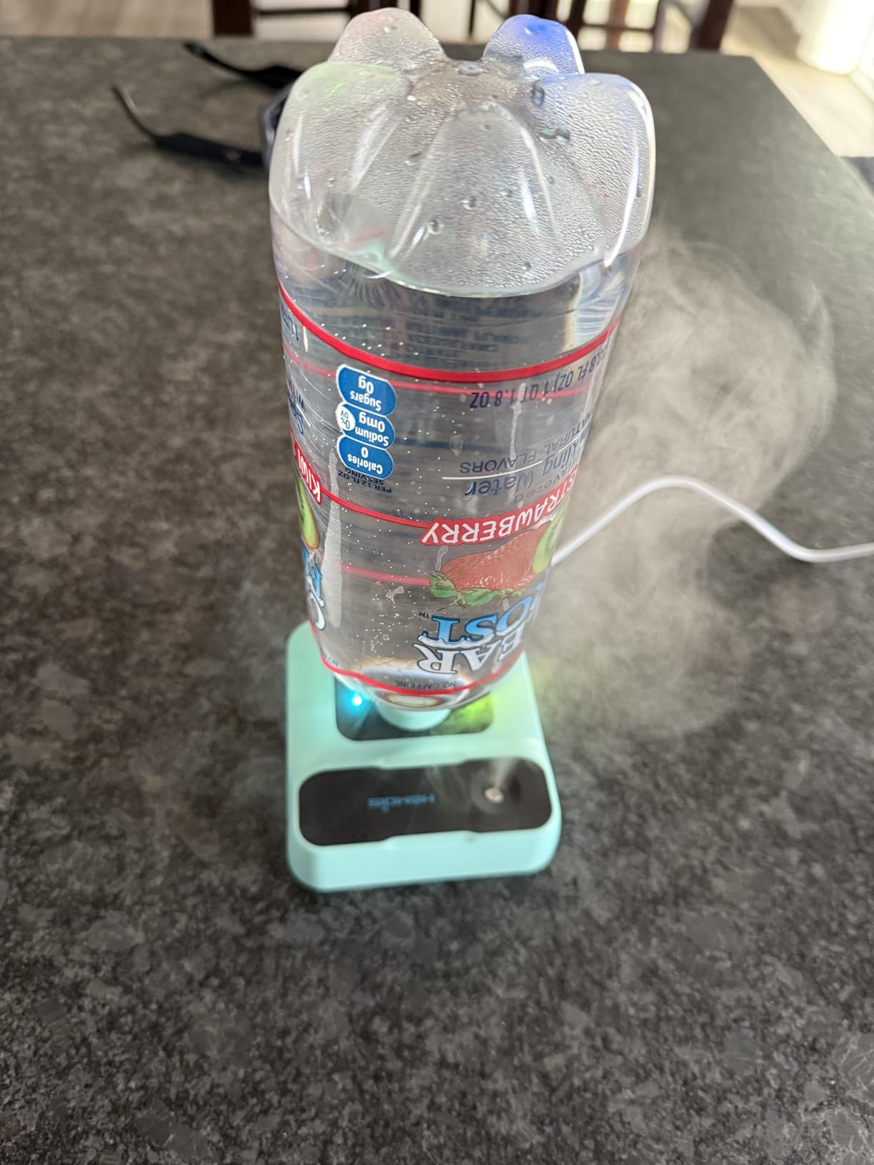 Portable Humidifiers for Travel, Small Mini Humidifier with Auto Shut-Off, Nightlight and Storage Bag for Hotel, Bedroom or Office, Plant Humidifier Indoor, Green - Customer Photo 2