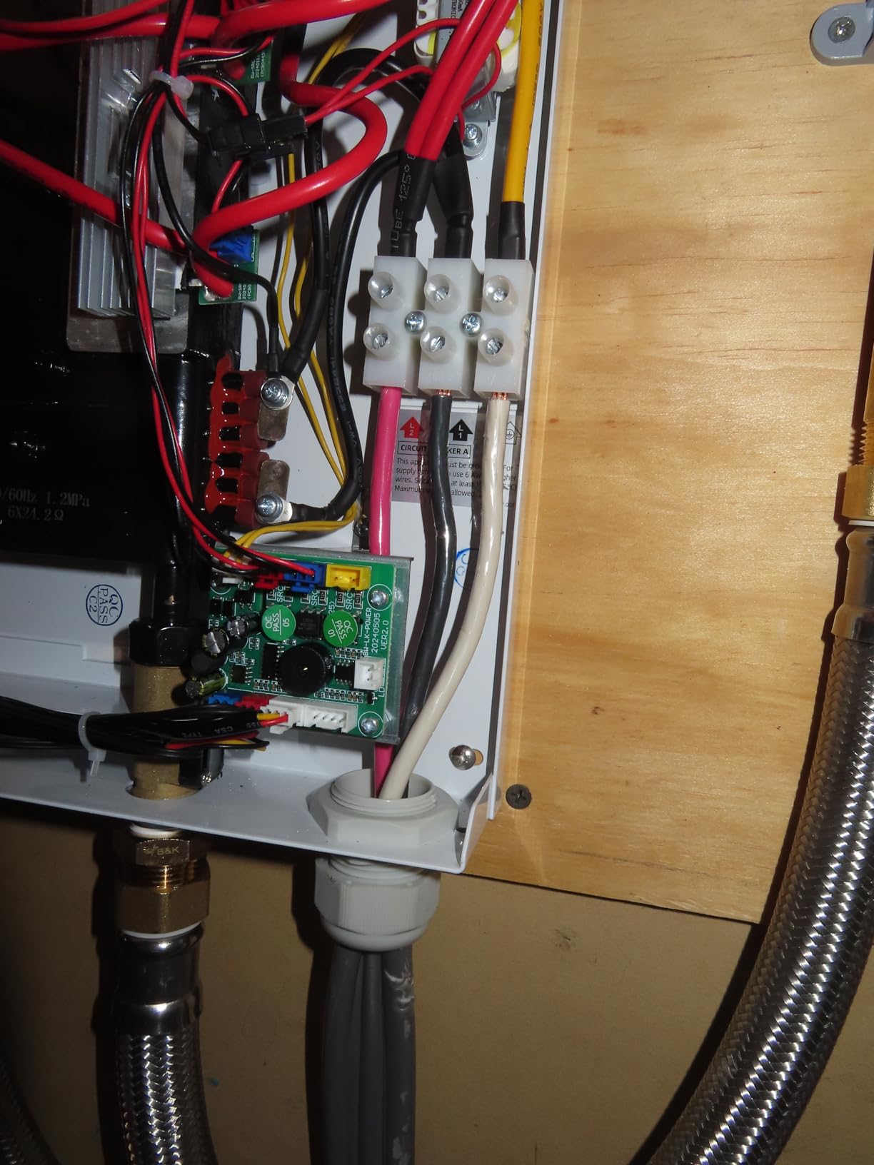 18kW Tankless Water Heater Electric, ORBEK Instant On Demand Hot Water Heater 240V, Up to 4.17 GPM, Supply for 2-3 Fixtures Simultaneously, within 1℉ Stable Temp, ETL Certified, Indoor Installation - Customer Photo 1