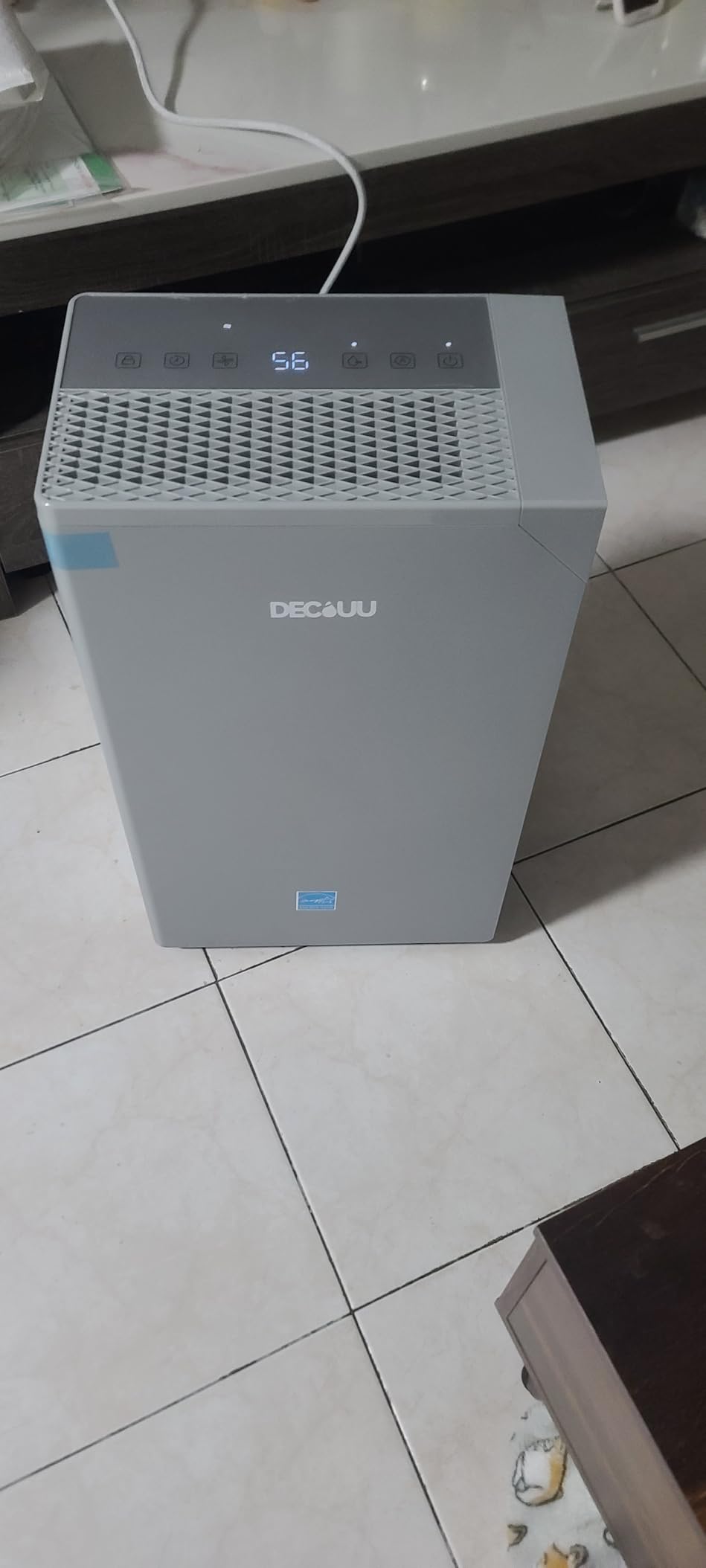 5000 Sq.Ft Energy Star Most Efficient 2024 Dehumidifier,DECIUU Max 100 Pint (Standard 70 Pint) Dehumidifier for Basement with Drain Hose,Intelligent Humidity Control for Home Bathroom Garage Bedroom - Customer Photo 2