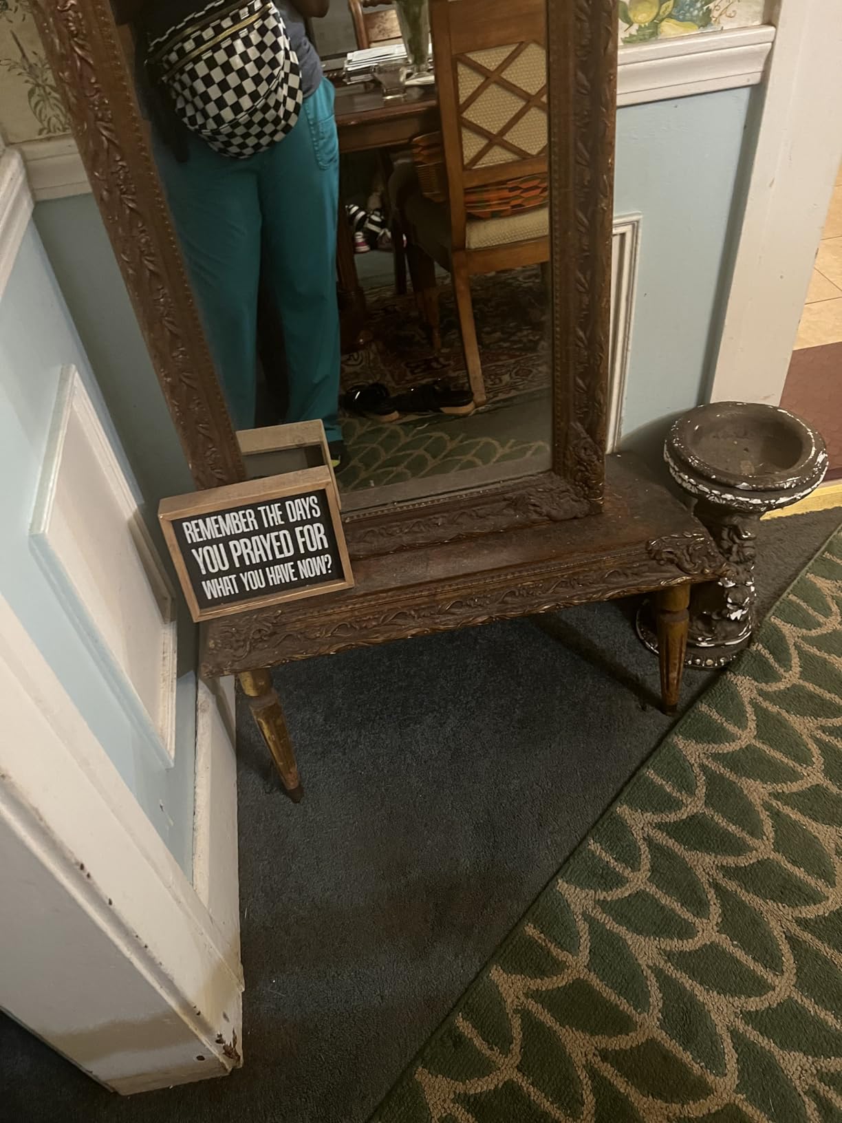 Checkered Crossbody Bum Bag for Women, Plus Size Water-resistant Nylon Roomy Fanny Packs Large Shoulder Belt Bag for Travel,Milk Tea - Customer Photo 1