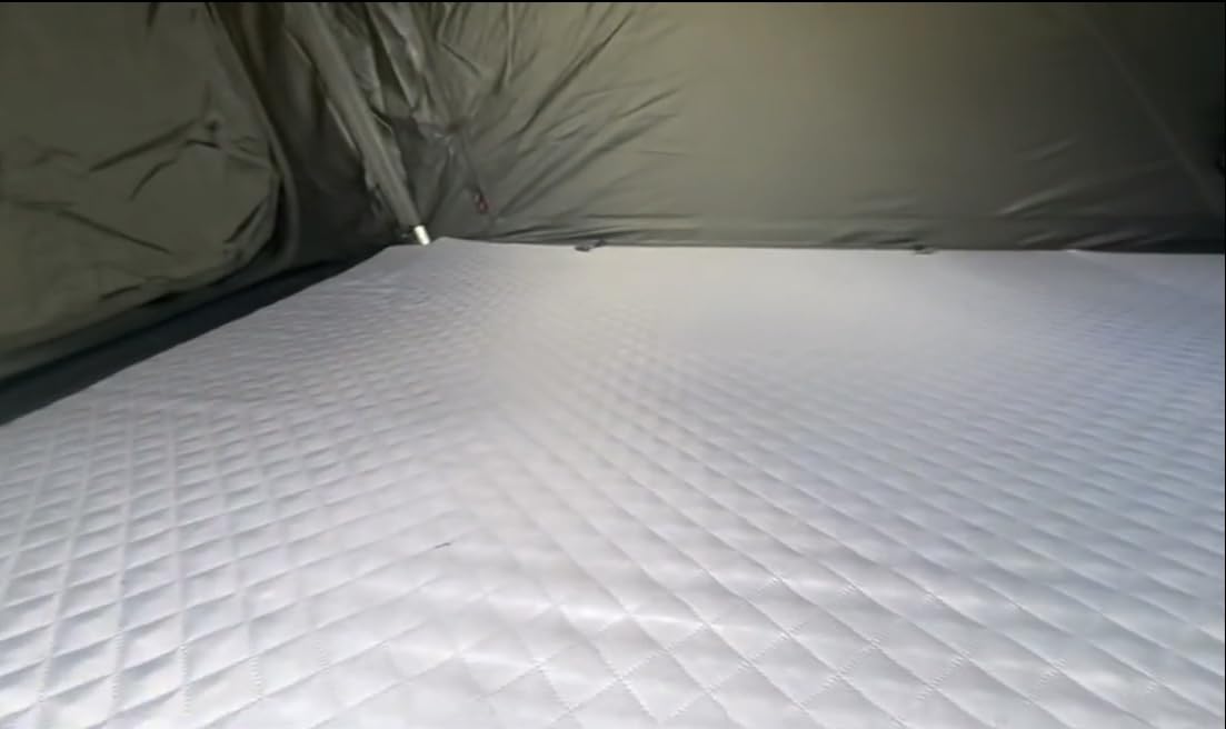 SanHima Rooftop Tent Hard Shell - Hotham Side Overland Aluminium Roof Top Tent Side-Open Design, Larger Space, Tri-Color LED Light & Skyview Window, for 2-3 People Car SUV Truck Camping - Customer Photo 1