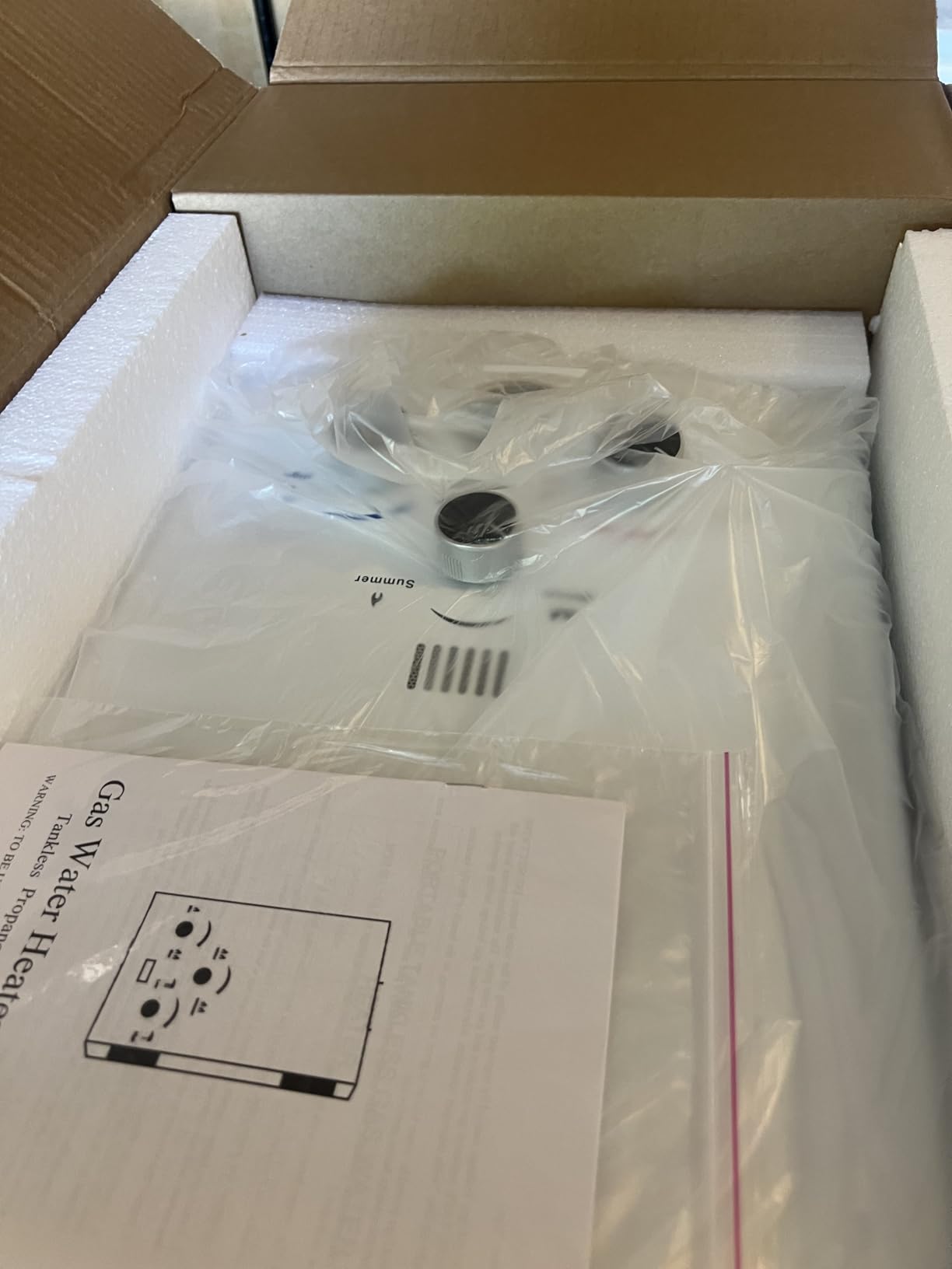 Tankless Water Heater Propane,2.11GPM 8L Outdoor Portable Water Heater,with 2 GPM Water Pump, with Digital Display Multi-Protection for Camping Trips Boat Cabins - Customer Photo 1