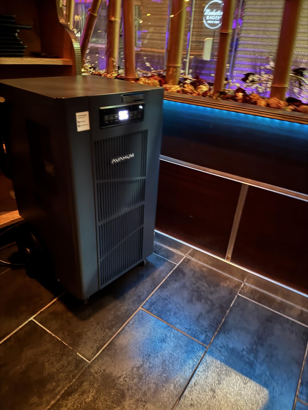 320 Pint Commercial Dehumidifier with Pump,Commercial Grade Dehumidifier for Basement,24H Timer,9000 sqft Large Spaces for Industrial,40Gallon/Day,Continuous Dehumidification,Auto Defrost 20A Socket - Customer Photo 1