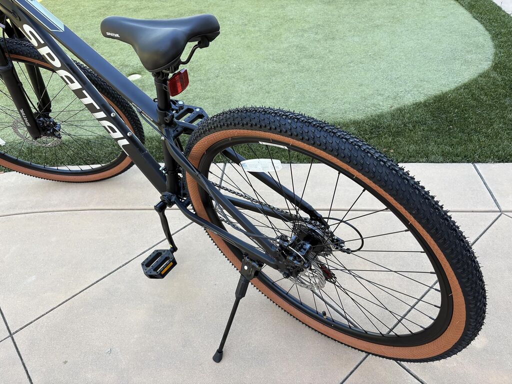 SPATIAL Mountain Bike, 20/24/26/27.5/29 inch Outdoor Cycling Bike, 21 Speed/Lightweight Aluminum Frame | Dual Disc Brakes,Adjustable Ergonomic Seat for Men Women Teens Adult Customer Review SPATIAL Mountain Bike, 20/24/26/27.5/29 inch Outdoor Cycling Bike, 21 Speed/Lightweight Aluminum Frame | Dual Disc Brakes,Adjustable Ergonomic Seat for Men Women Teens Adult - Customer Photo 1