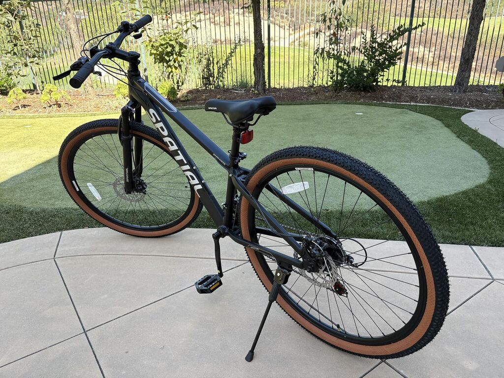 SPATIAL Mountain Bike, 20/24/26/27.5/29 inch Outdoor Cycling Bike, 21 Speed/Lightweight Aluminum Frame | Dual Disc Brakes,Adjustable Ergonomic Seat for Men Women Teens Adult Customer Review SPATIAL Mountain Bike, 20/24/26/27.5/29 inch Outdoor Cycling Bike, 21 Speed/Lightweight Aluminum Frame | Dual Disc Brakes,Adjustable Ergonomic Seat for Men Women Teens Adult - Customer Photo 2