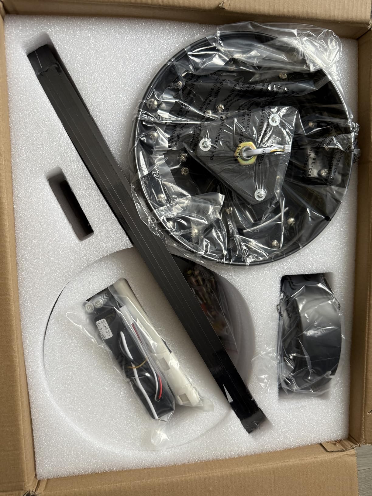 Ceiling Fans with Lights, 42 inch Ceiling Fans with Lights and Remote, Dimmable, Noiseless, Low Profile Ceiling Fan with Light for Bedroom, Indoor and Outdoor Use(Black) - Customer Photo 3