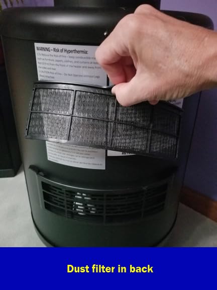 DR. Infrared Heater DR-991 Portable Electric Fireplace Space Heater w/Humidifier & Remote, Infrared Heat, 3D Flame Effect, Timer, Quiet, 1500W, ETL Listed, Freestanding, LED Display - Customer Photo 1