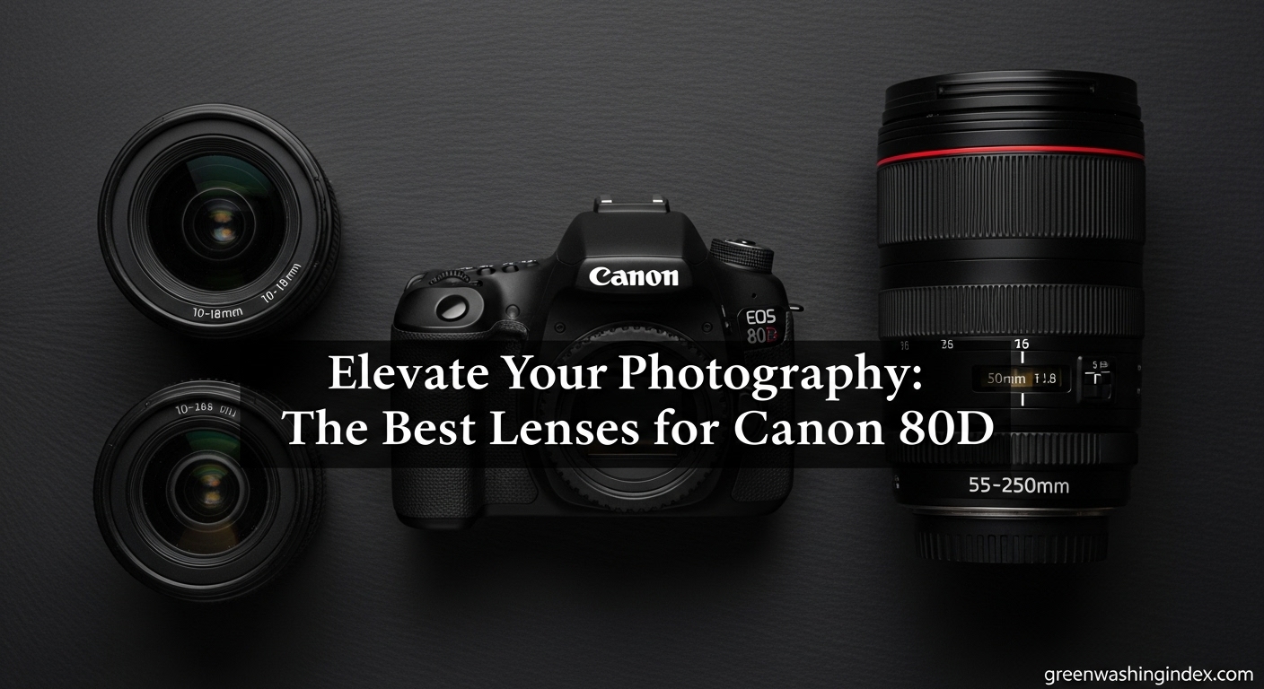 Best Lenses for Canon 80D