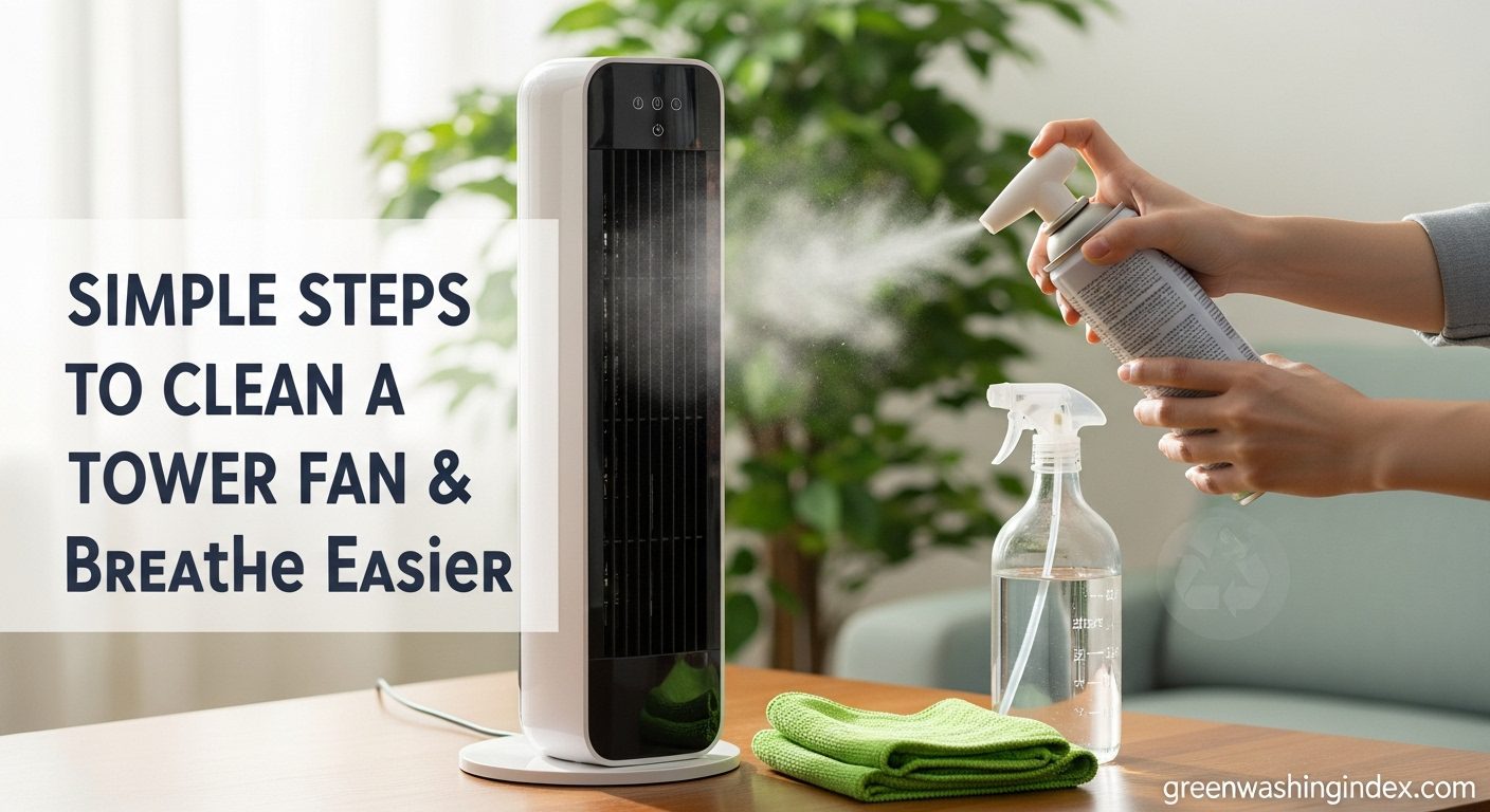 Clean a Tower Fan for Better Airflow