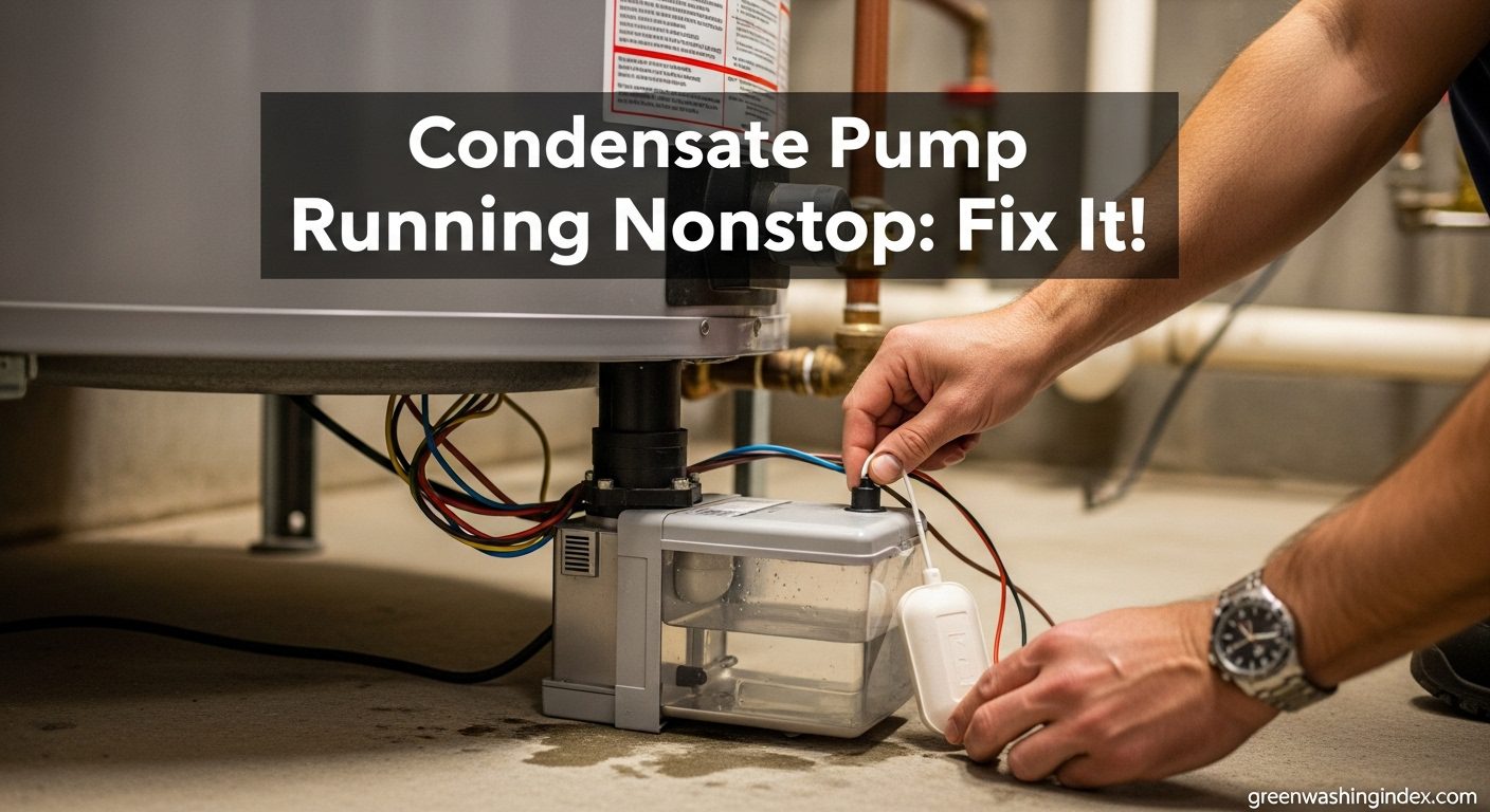 Condensate Pump Running Continuously?