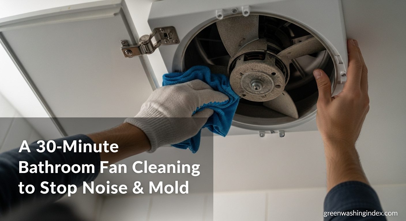 How to Clean a Bathroom Fan