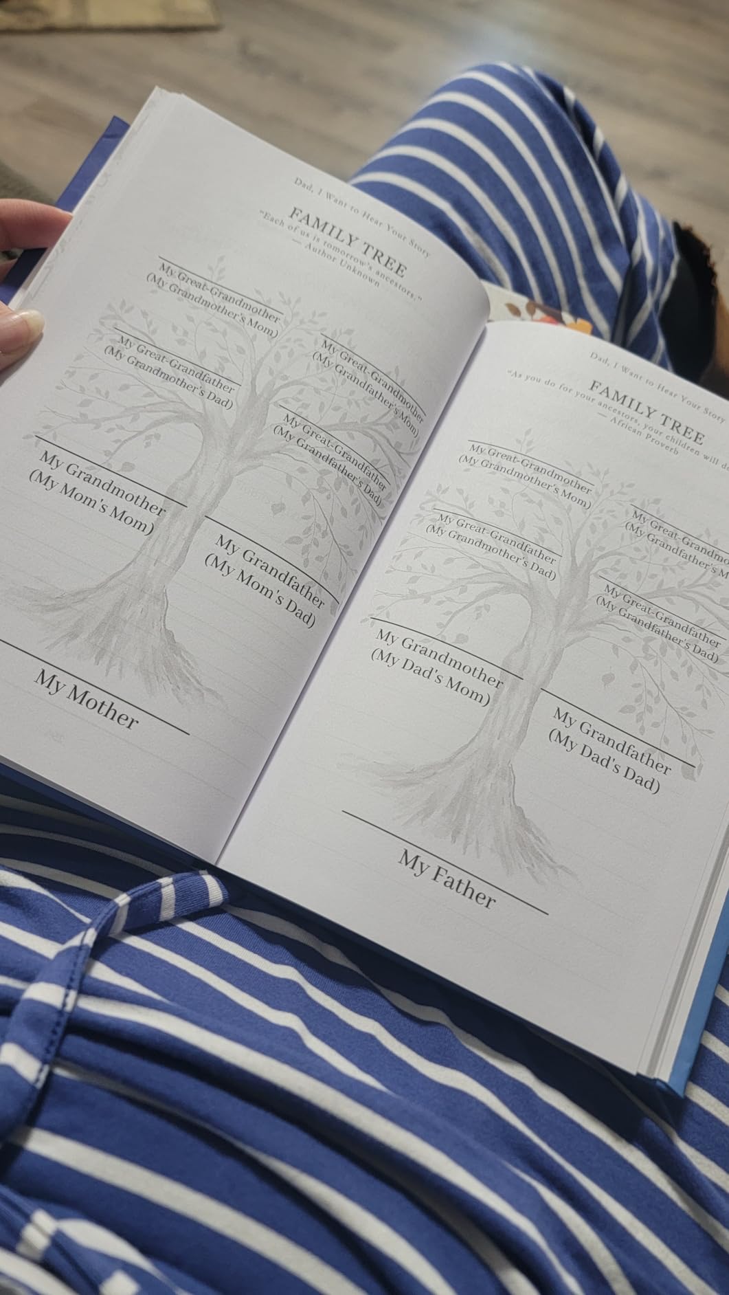 Dad, I Want to Hear Your Story: A Father's Guided Journal To Share His Life & His Love (Hear Your Story Books) - Customer Photo 2