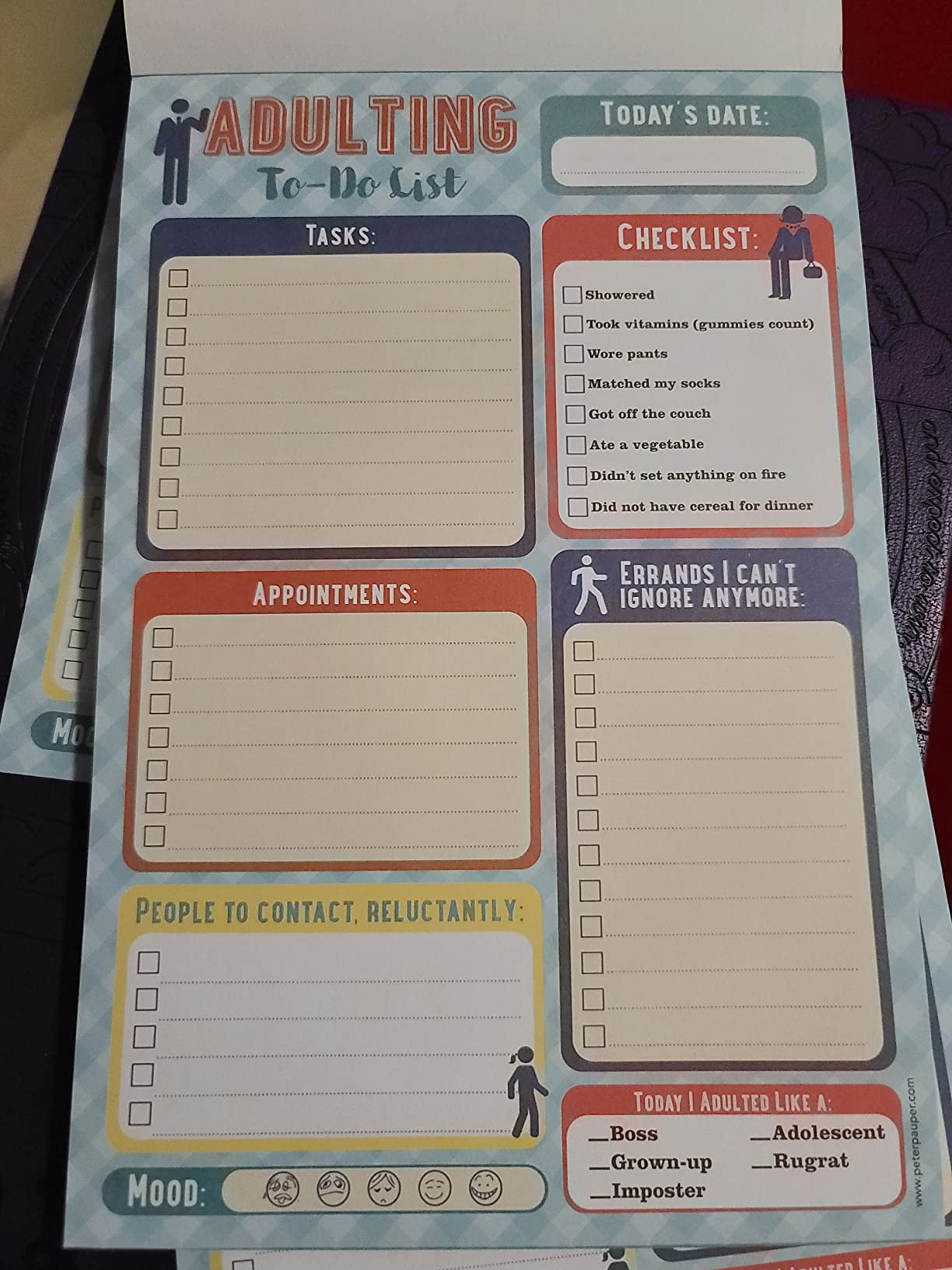 Adulting Note Pad (To Do List) - Customer Photo 2