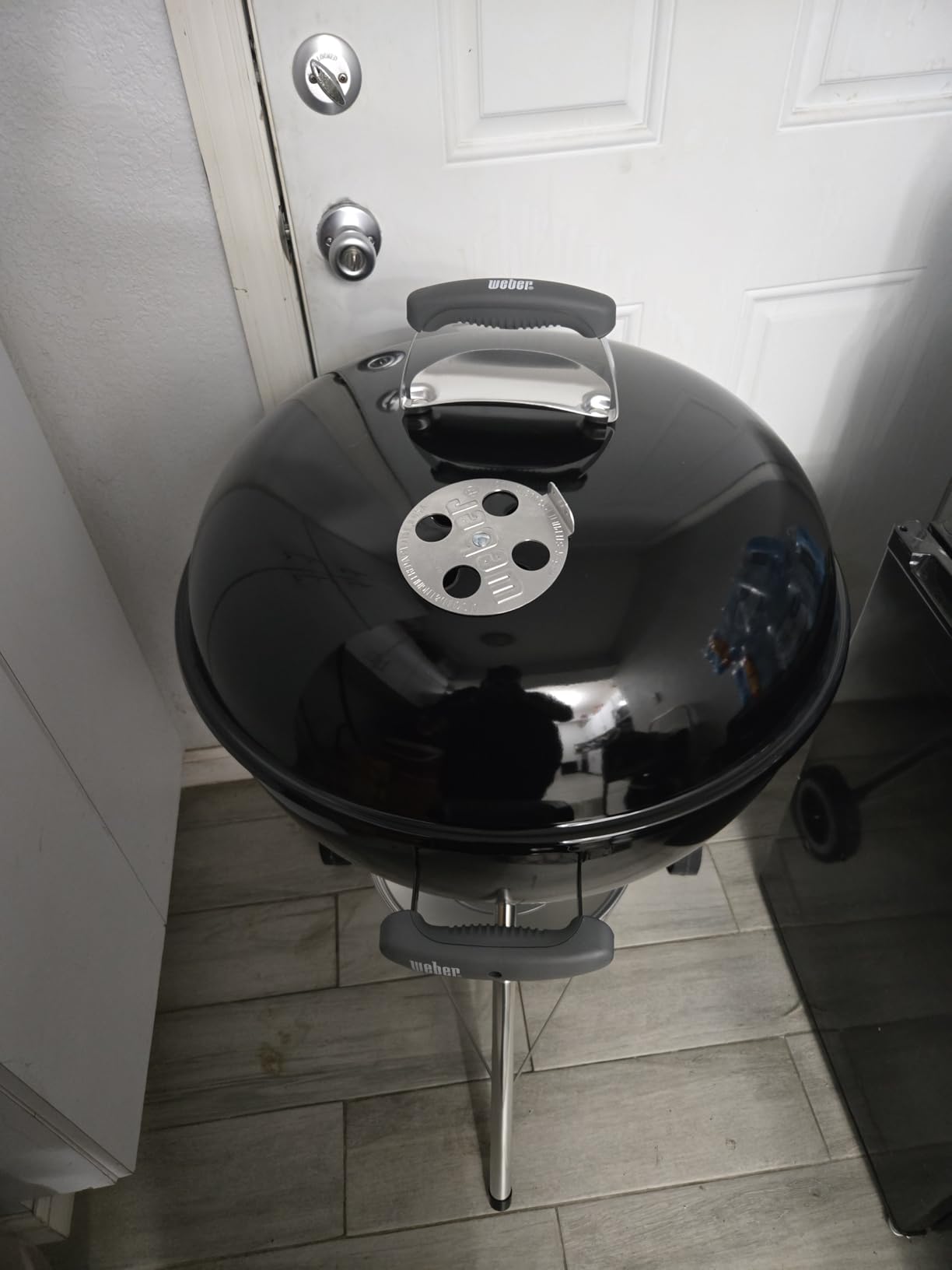 Original Kettle Charcoal Grill for Outdoor Cooking and Barbecue, 22-Inch, Black - Customer Photo 1