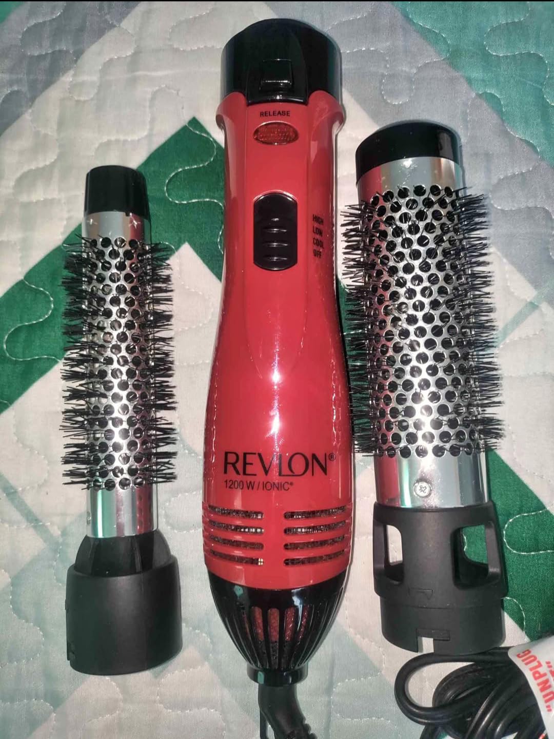 Revlon 1200W Perfect Style Hot Air Kit | Style, Curl, and Volumize, 3 Piece Set - Customer Photo 1
