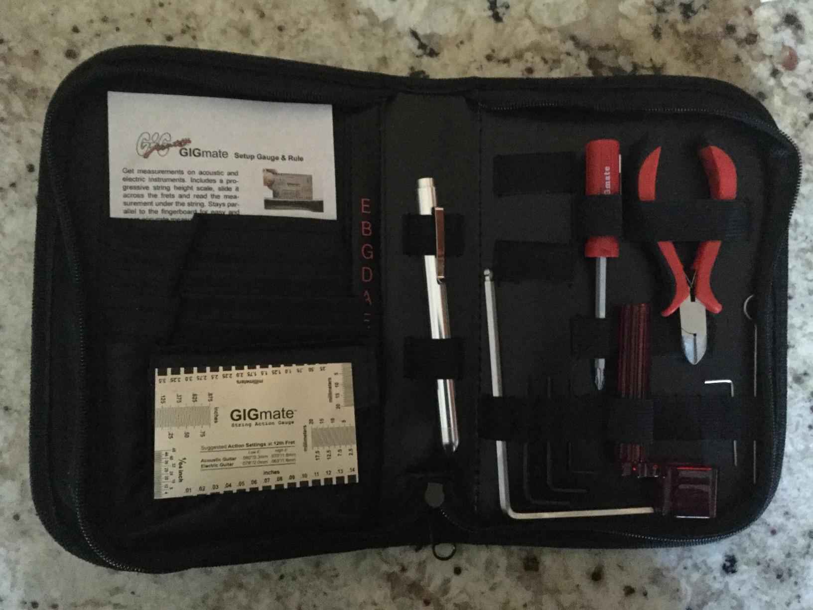 GIGmate Guitar Tool Kit & String Organizer - Guitar Gifts - Customer Photo 1