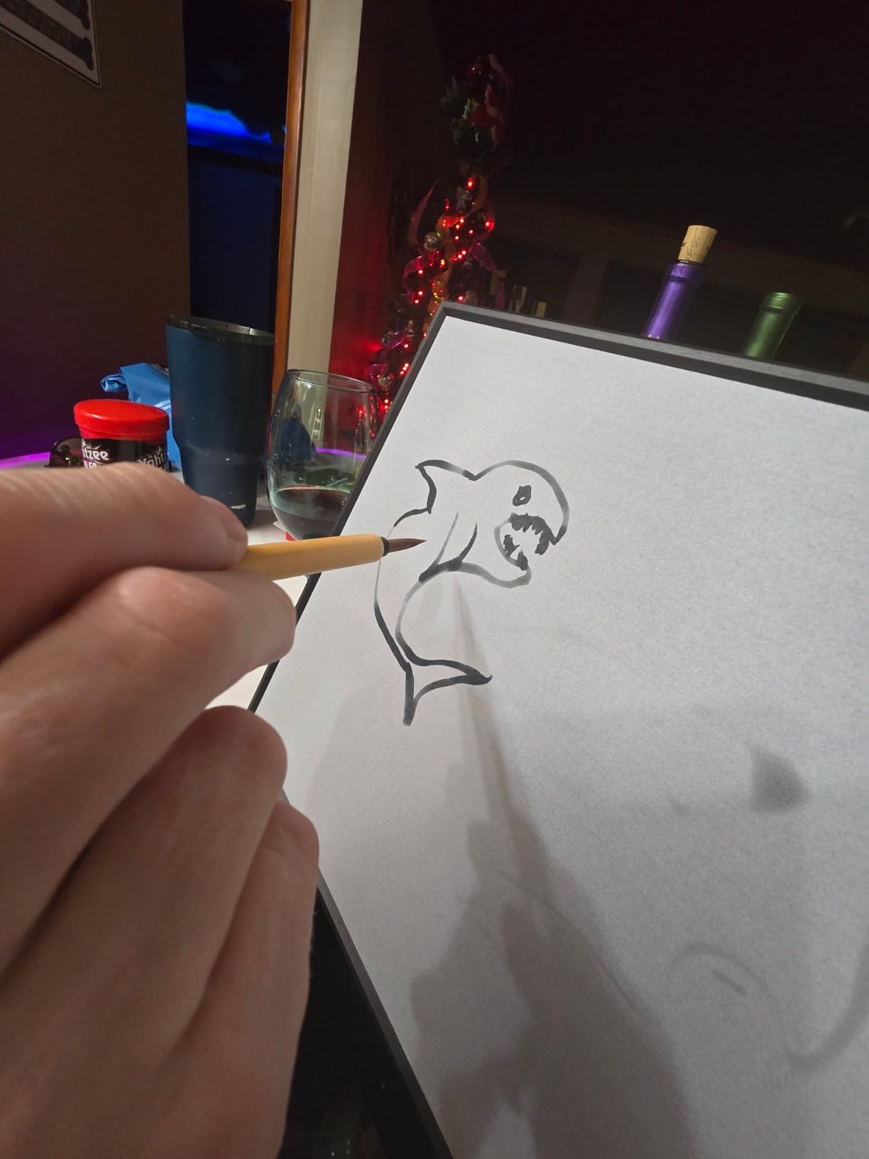 Buddha Board – The Original Water Painting Board for Mindfulness & Creativity – Unique Gift for Artists, Adults & Kids – Mess-Free Zen Art Supplies Customer Review Buddha Board – The Original Water Painting Board for Mindfulness & Creativity – Unique Gift for Artists, Adults & Kids – Mess-Free Zen Art Supplies - Customer Photo 3