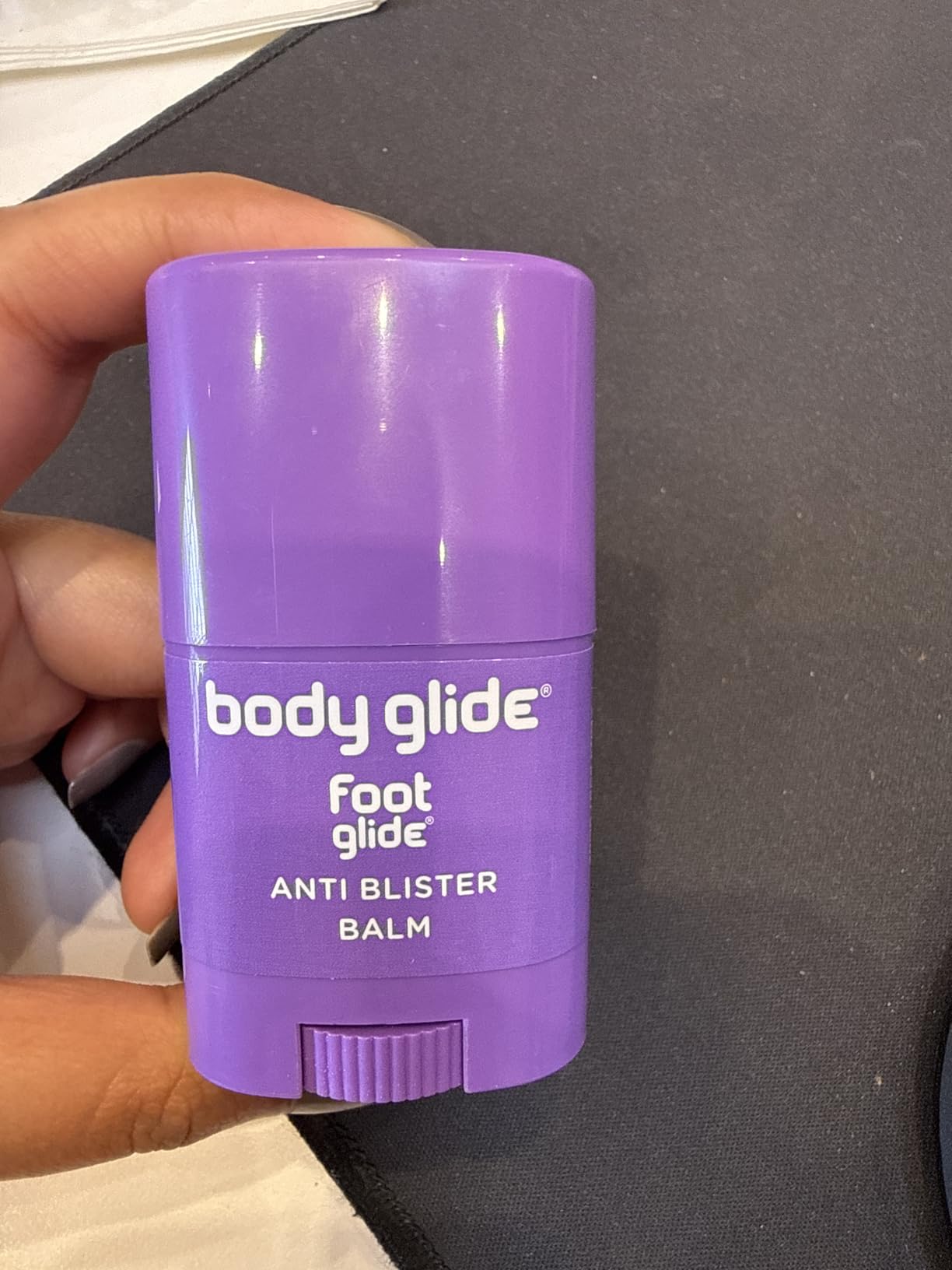 Body Glide Foot Glide Anti Blister Balm | blister prevention for heels, shoes, cleats, boots, socks, and sandals | Use on toes, heel, ankle, arch, sole and ball of foot | 0.8oz - Customer Photo 2