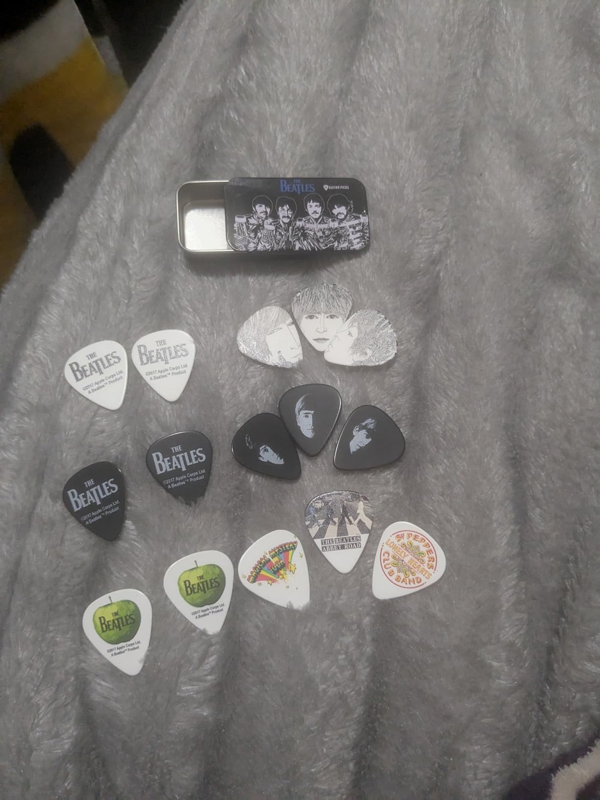 D'Addario Beatles Guitar Picks - The Beatles Collectable Guitar Picks - Logo - Collectible Tin/Picks - Customer Photo 1