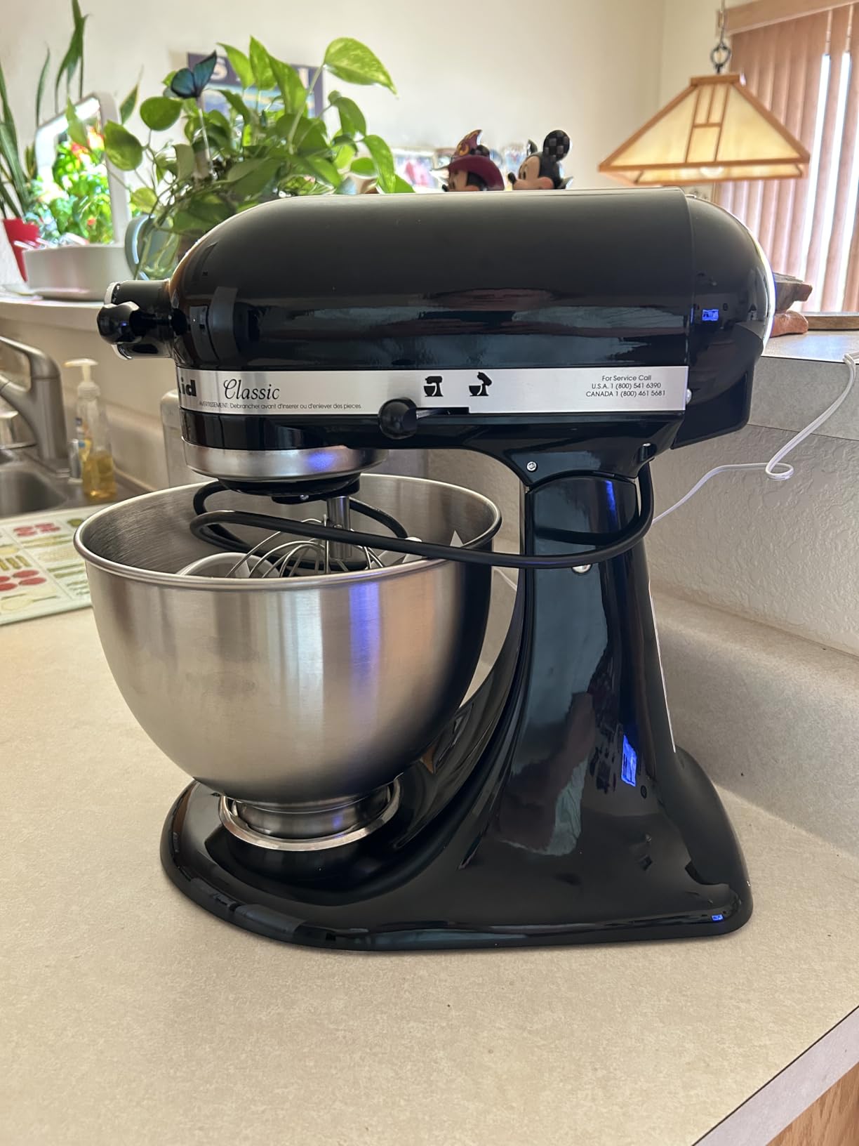 KitchenAid Classic Series 4.5 Quart Tilt-Head Stand Mixer K45SS, Onyx Black Customer Review KitchenAid Classic Series 4.5 Quart Tilt-Head Stand Mixer K45SS, Onyx Black - Customer Photo 3