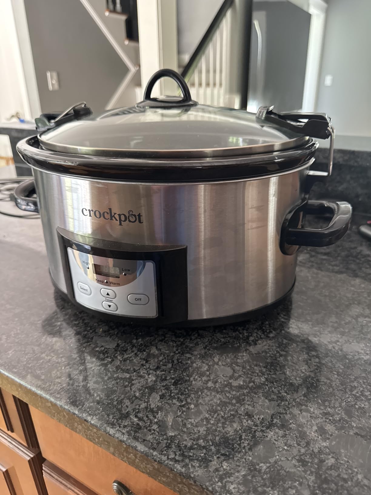 Crock-Pot 6 Quart Cook & Carry Programmable Slow Cooker with Digital Timer Stainless Steel (CPSCVC60LL-S) pack of 1 Customer Review Crock-Pot 6 Quart Cook & Carry Programmable Slow Cooker with Digital Timer Stainless Steel (CPSCVC60LL-S) pack of 1 - Customer Photo 3