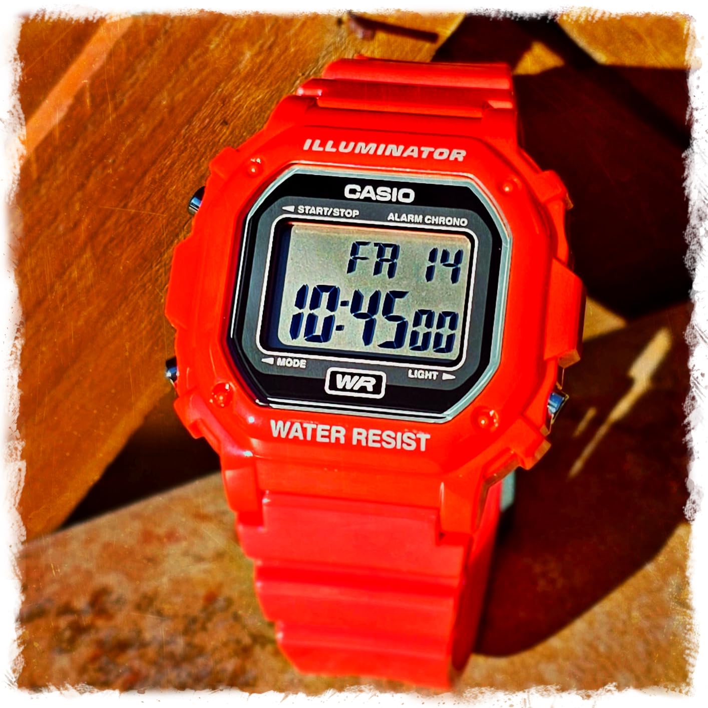 Casio F108WH Series | Men's Digital Watch | Illuminator | Water Resistant | LED Light | Daily Alarm | 1/100 SEC Stopwatch | 3 Hands (HR, Min, SEC) | Date/Day Display | Daily Alarm | 7 Year Battery - Customer Photo 1