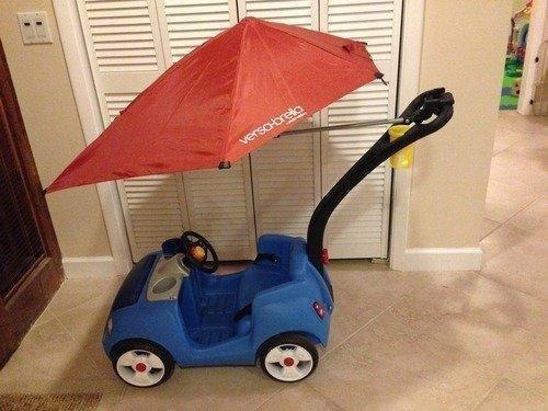 Step2 Whisper Ride II Buggy Kids Push Car, Ride On Toy, Stroller Substitute, Includes Seat Belt & Horn, Made of Durable Plastic, Max Weight 50 lbs., For Toddlers 1.5-4 Years Old, Blue - Customer Photo 2