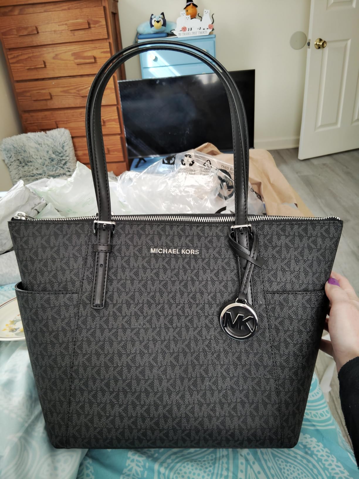 Jet Set Top Zip Tote - Customer Photo 1