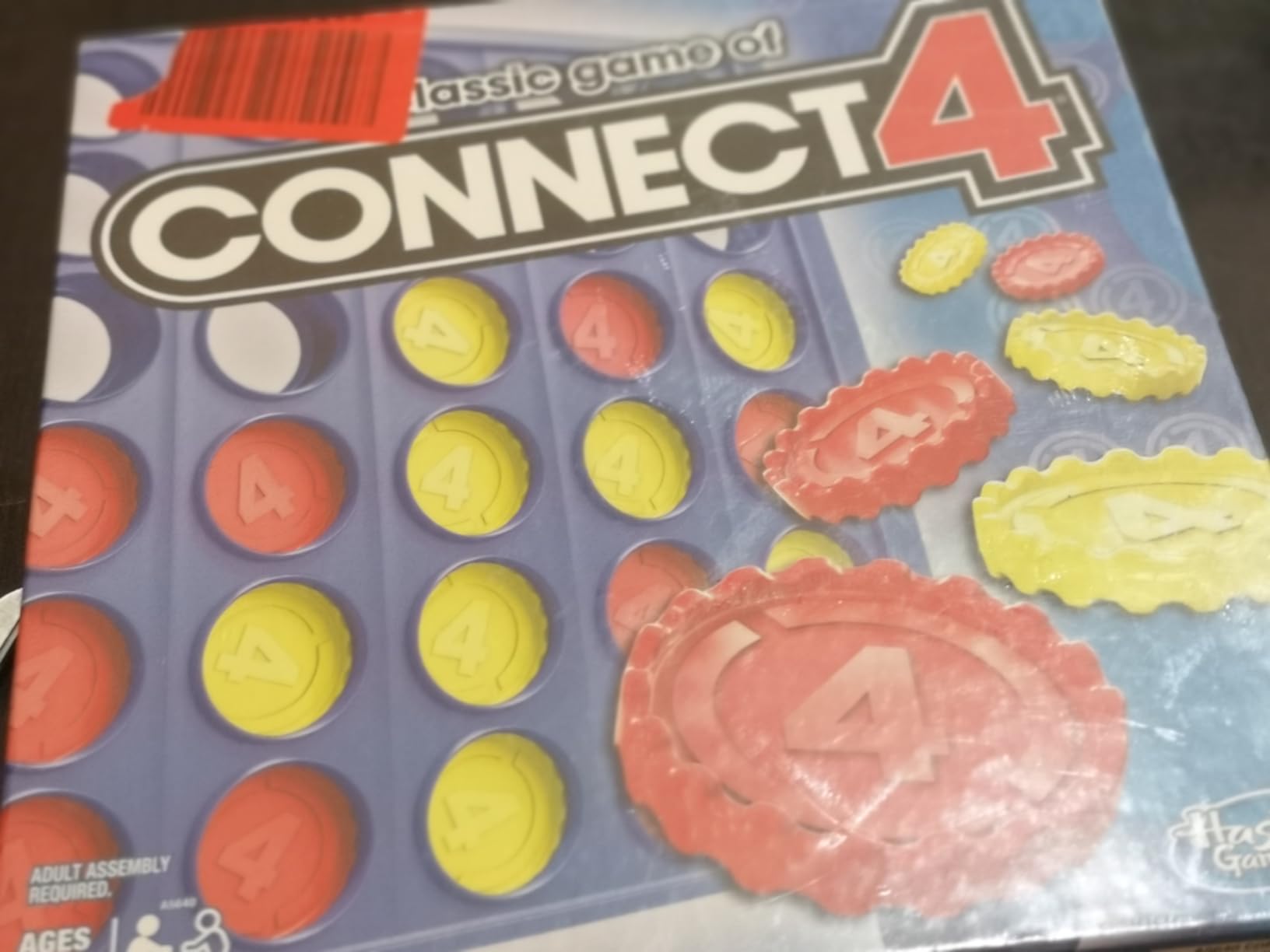 Hasbro Gaming Connect 4 Classic Grid,4 in a Row Game,Strategy Board Games for Kids,2 Player .for Family and Kids,Ages 6 and Up - Customer Photo 1
