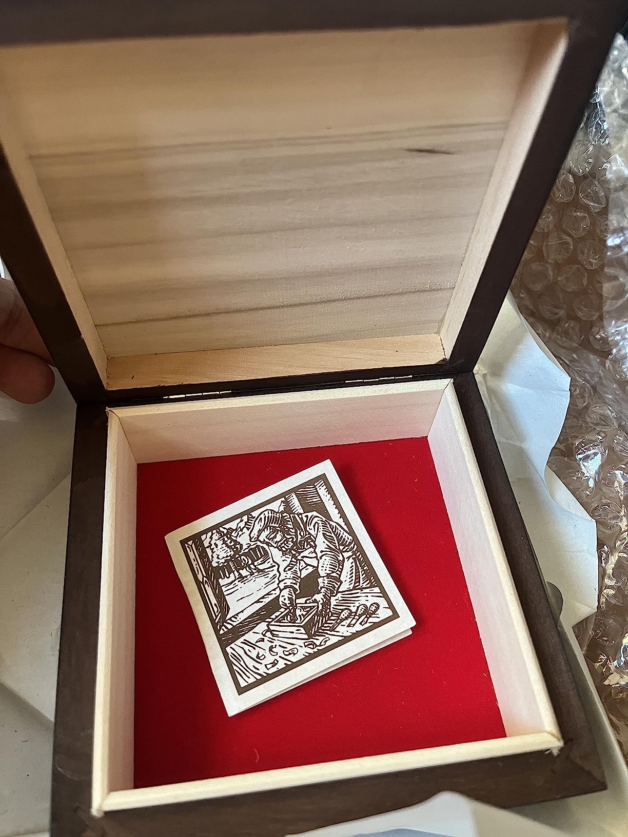 Blue Star of David Secret Jewelry Keepsake Box Judaica Polish Handmade Jewelry Box Customer Review Blue Star of David Secret Jewelry Keepsake Box Judaica Polish Handmade Jewelry Box - Customer Photo 1