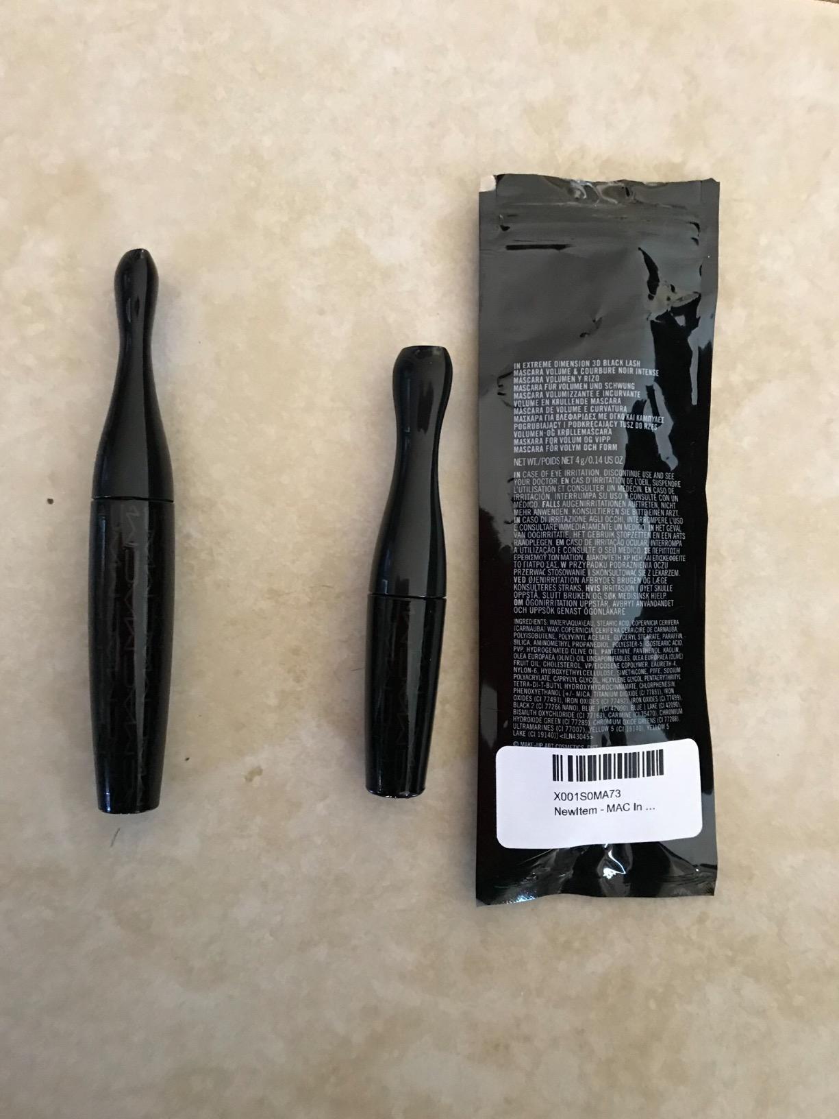 MAC in Extreme Dimension 3d Lash, 0.42 Oz, Black - Customer Photo 3