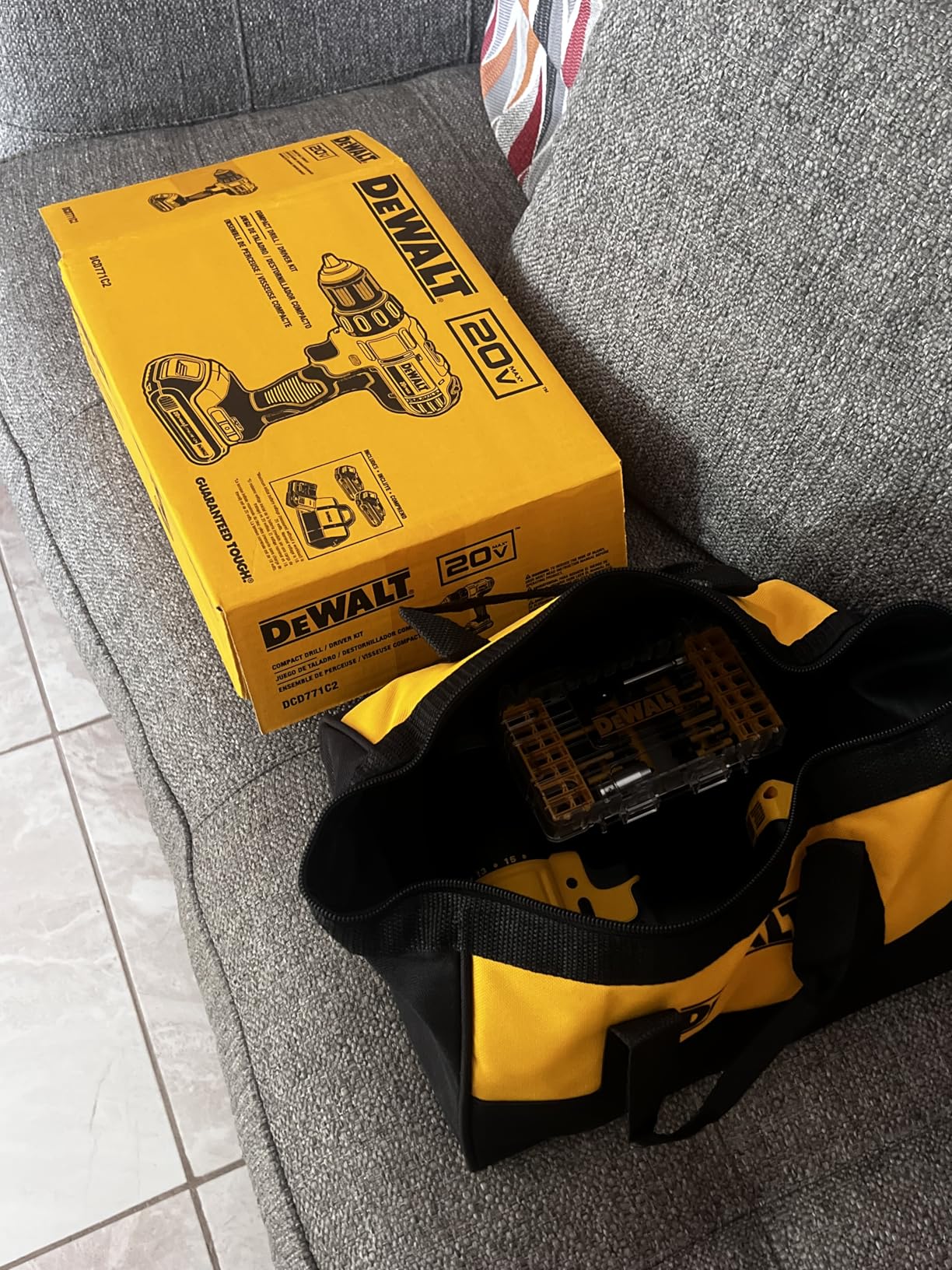 DEWALT 20V Max Cordless Drill/Driver Kit, 2 Batteries and Charger Included (DCD771C2) Customer Review DEWALT 20V Max Cordless Drill/Driver Kit, 2 Batteries and Charger Included (DCD771C2) - Customer Photo 1