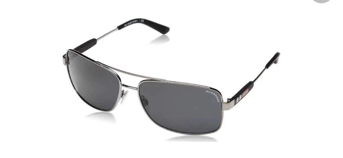 BURBERRY Sunglasses BE 3074 100387 Gunmetal Grey - Customer Photo 2