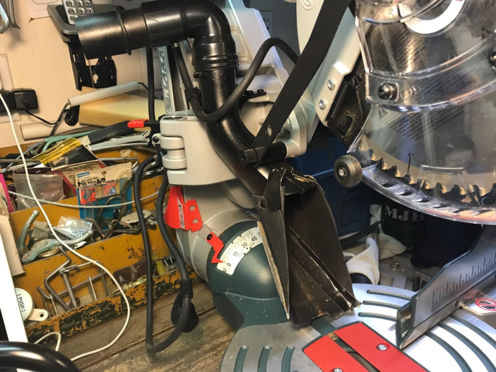 BOSCH CM10GD Compact Miter Saw - 15 Amp Corded 10 Inch Dual-Bevel Sliding Glide Miter Saw with 60-Tooth Carbide Saw Blade - Customer Photo 1