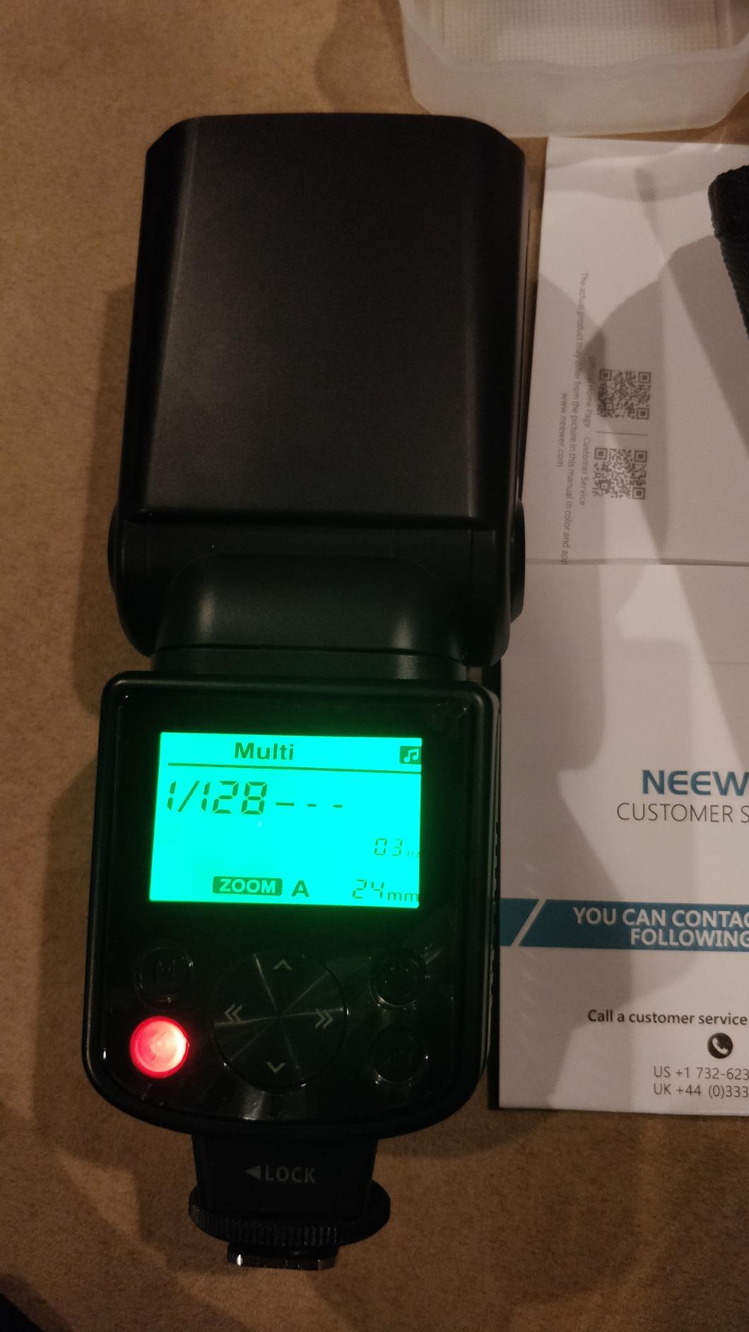 NEEWER 750II TTL Camera Flash Speedlite with LCD Screen, Compatible with Nikon D4 D5 D60 D90 D100 D200 D300S D300 D500 D610 D700 D750 D800 D810 D850 D3400 D3500 D5200 D5300 D7000 D7100 D7200 D7500 - Customer Photo 1