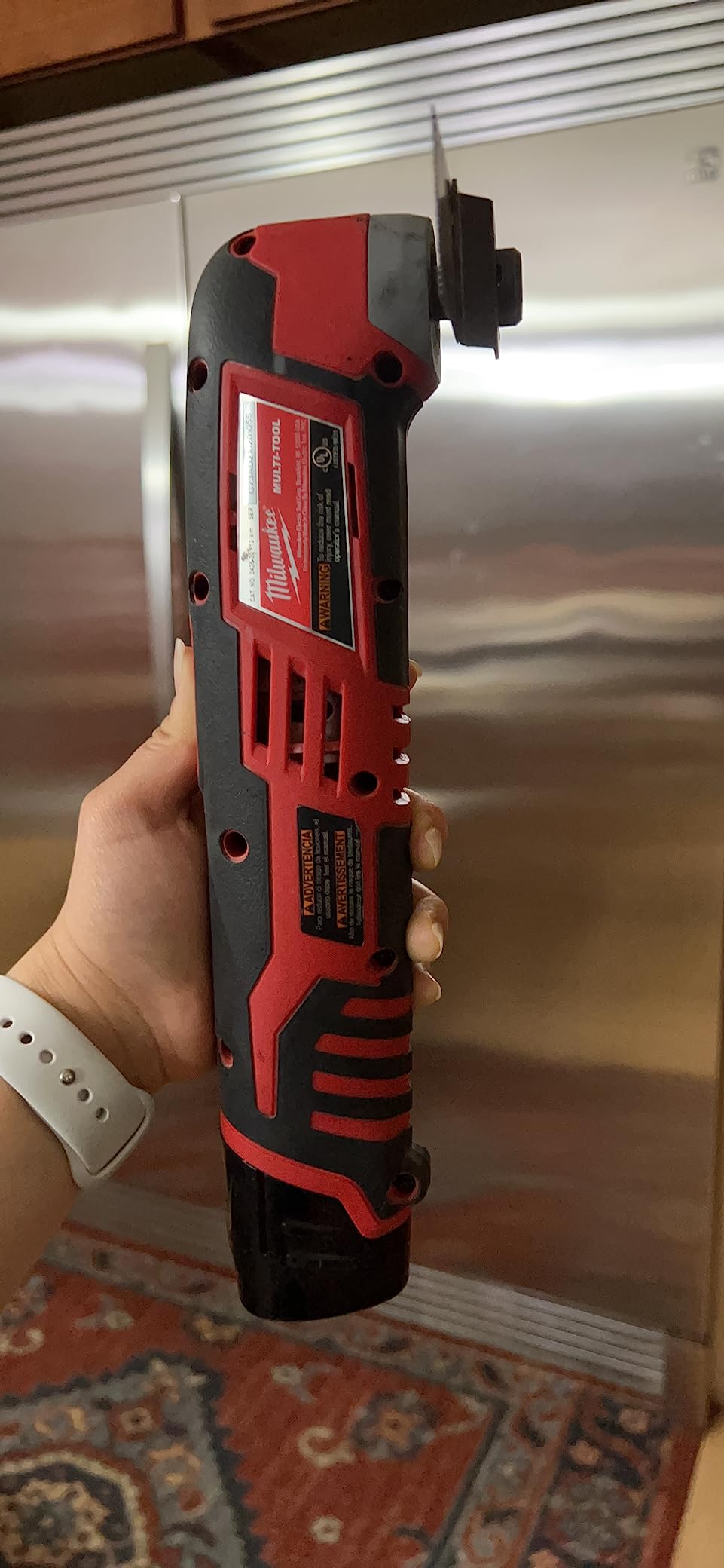 2626-20 M18 18V Lithium Ion Cordless 18,000 OPM Orbiting Multi Tool with Woodcutting Blades and Sanding Pad with Sheets Included (Battery Not Included, Power Tool Only) - Customer Photo 1