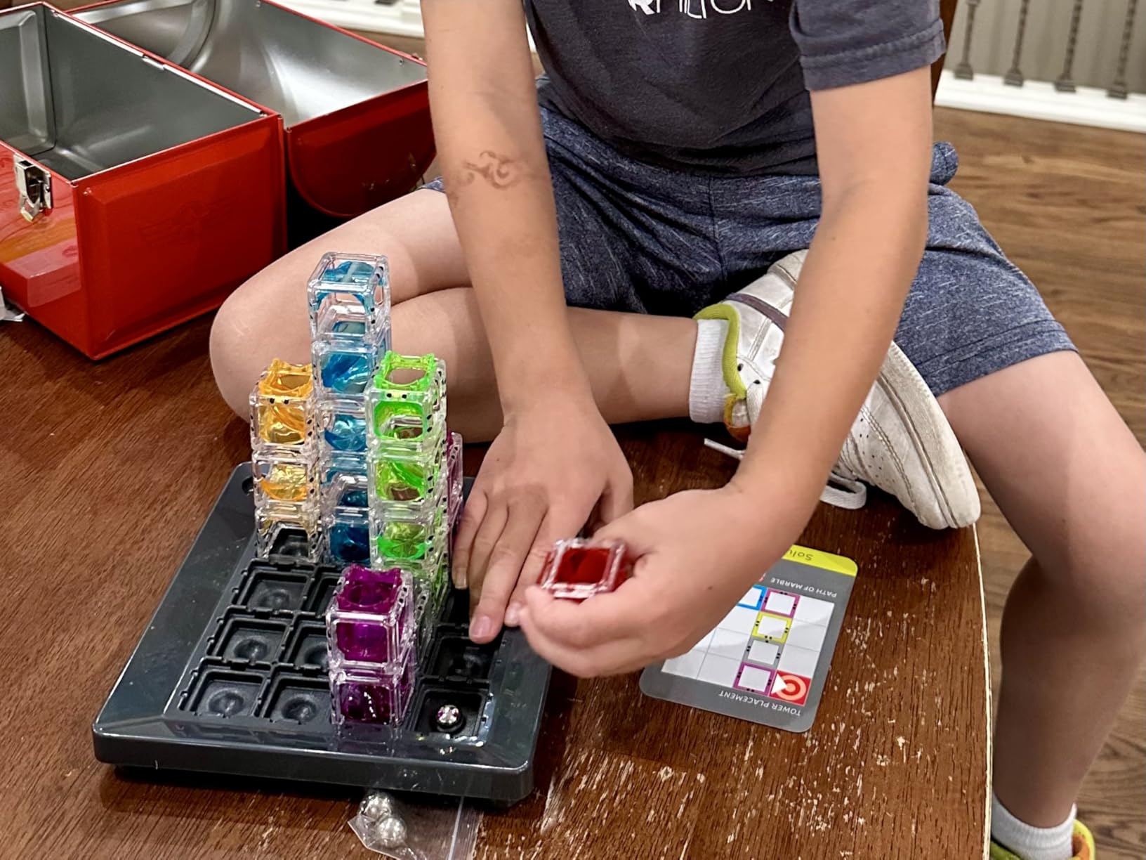 ThinkFun Gravity Maze - Falling Marble Logic Game - Challenging STEM Toy for Kids 8-12 - Gravity Marble Maze - Brain-Building Fun - Educational Gift - Boosts Critical Thinking & Problem Solving - Customer Photo 3