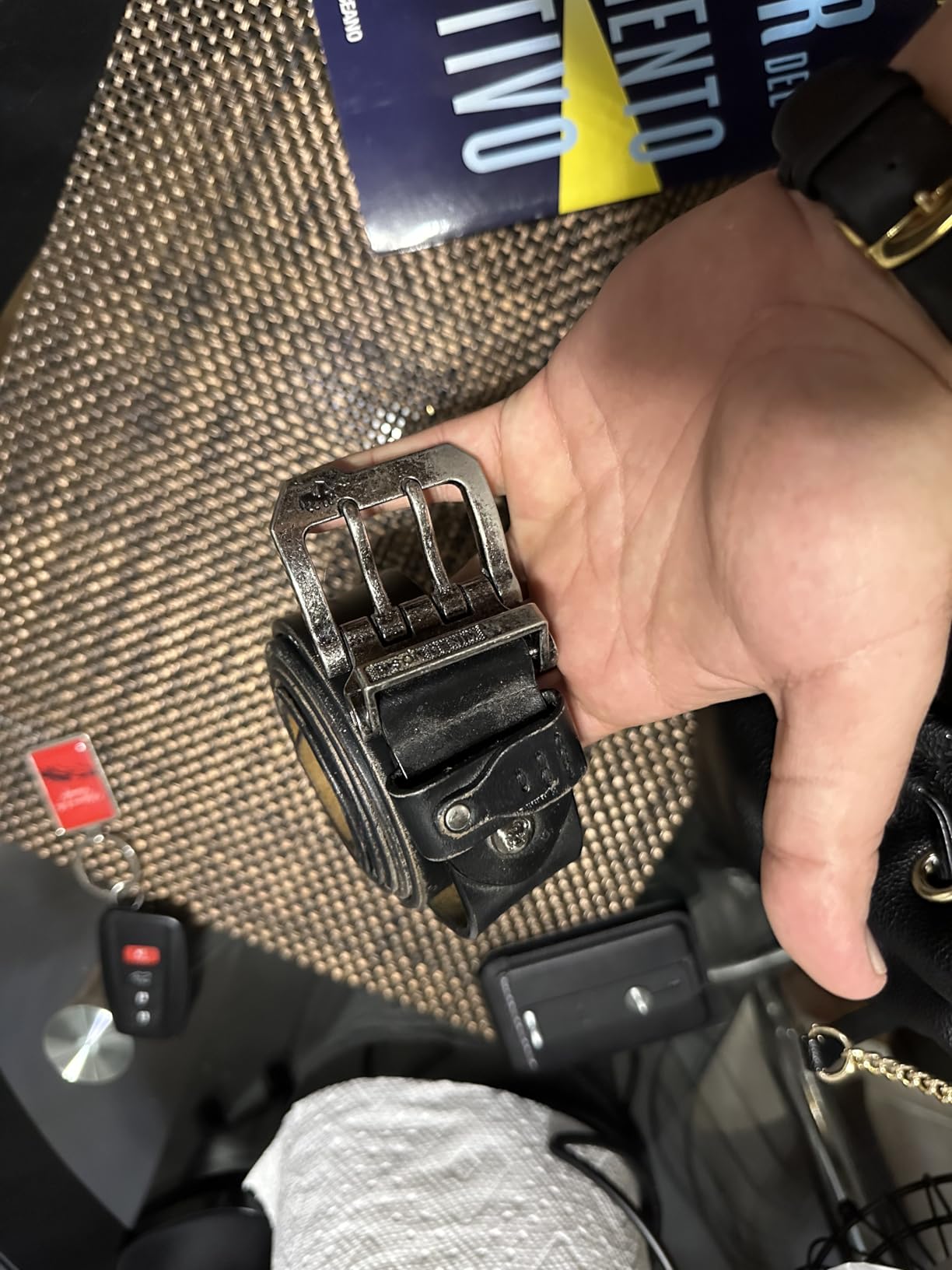 Timberland Men's Casual Classic Everyday Leather Belt - Customer Photo 1