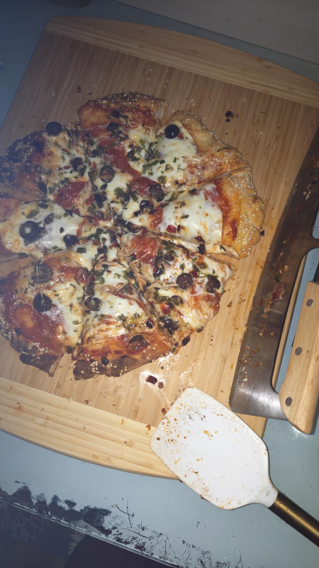 Organic 18 Inch Extra Large Bamboo Cutting Board with Lifetime Replacements - Non Toxic Wood Chopping Board with Juice Groove for Kitchen, Meat, Vegetables, and Food Prep Prep by Greener Chef - Customer Photo 1